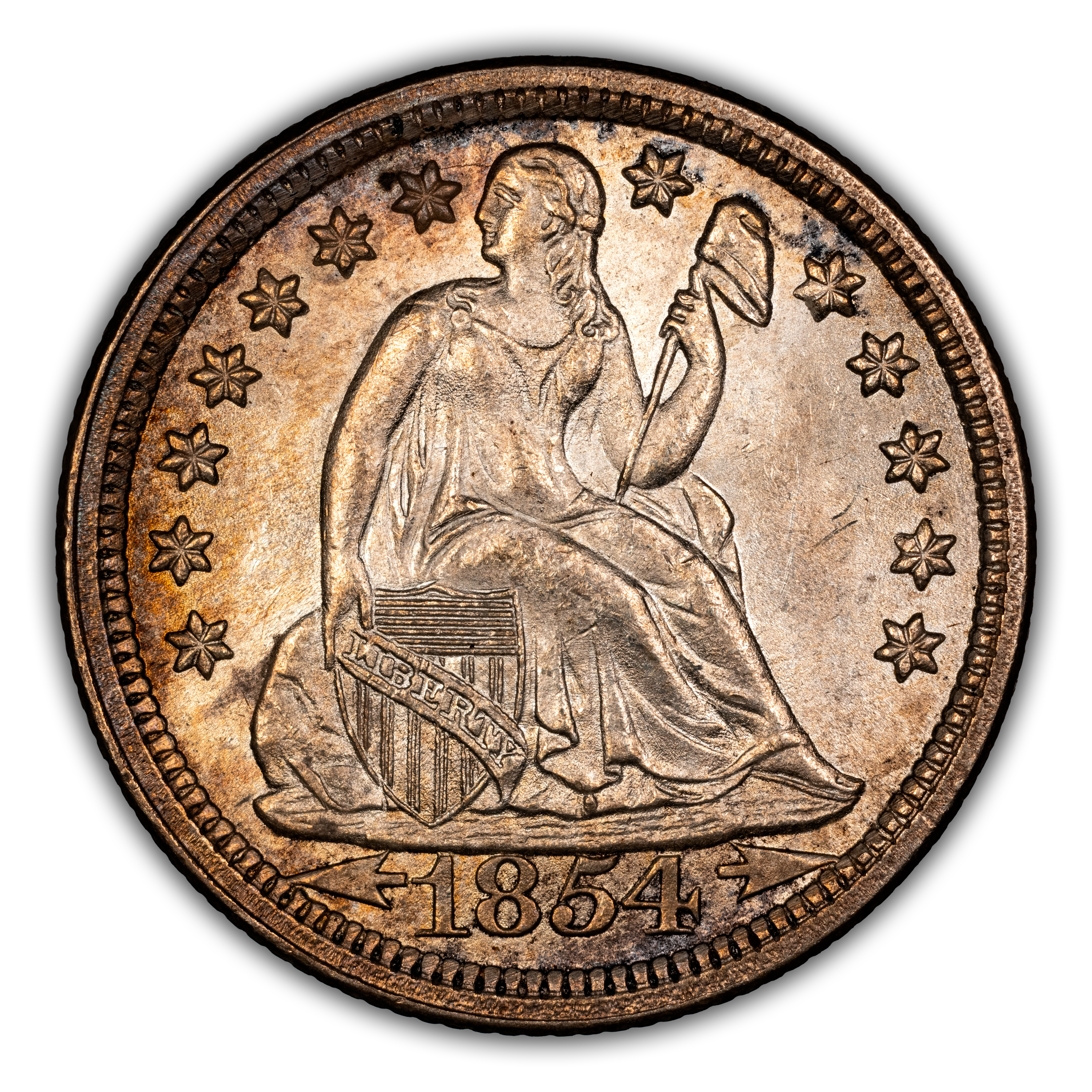 1854 10c Arrows MS