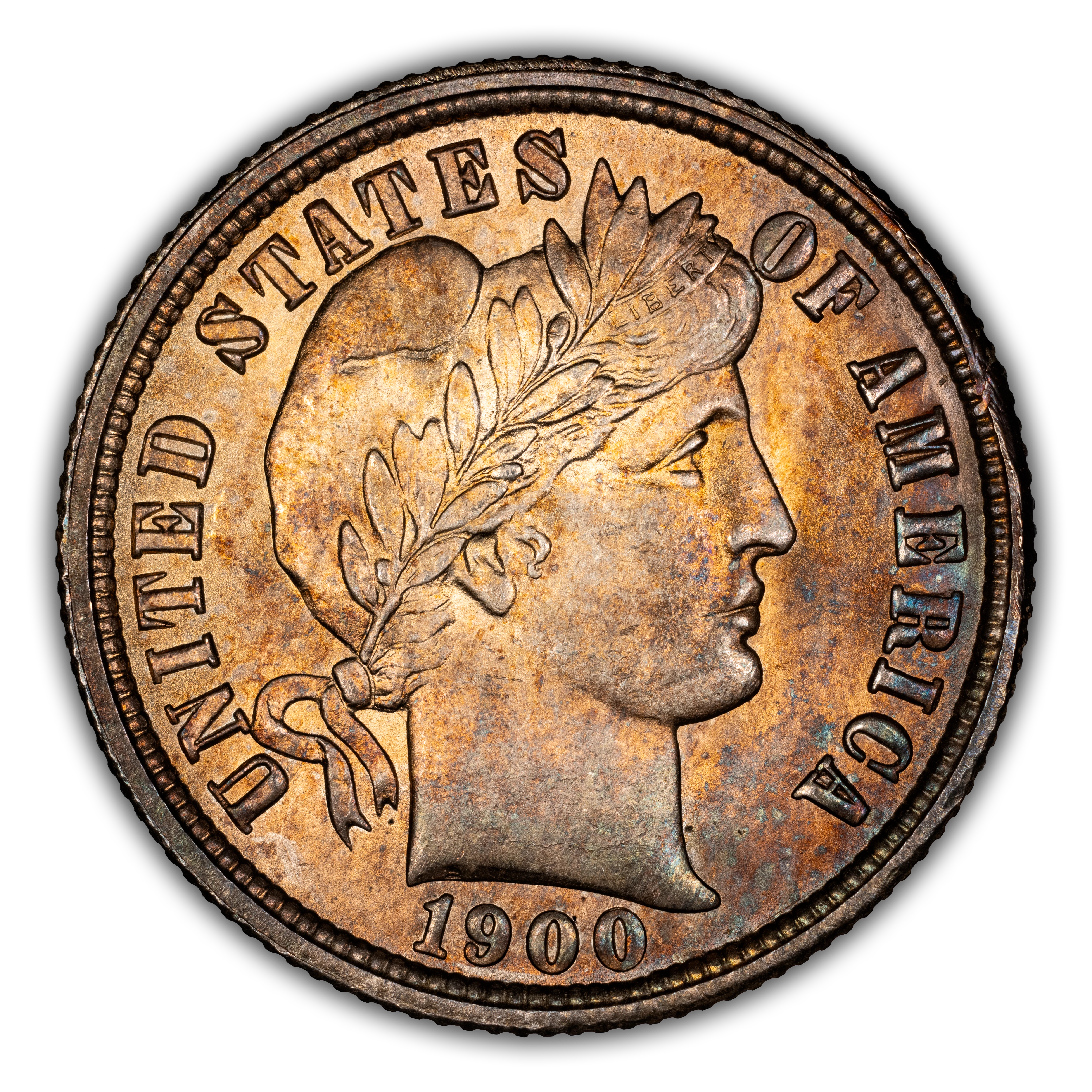 1900-O 10c MS