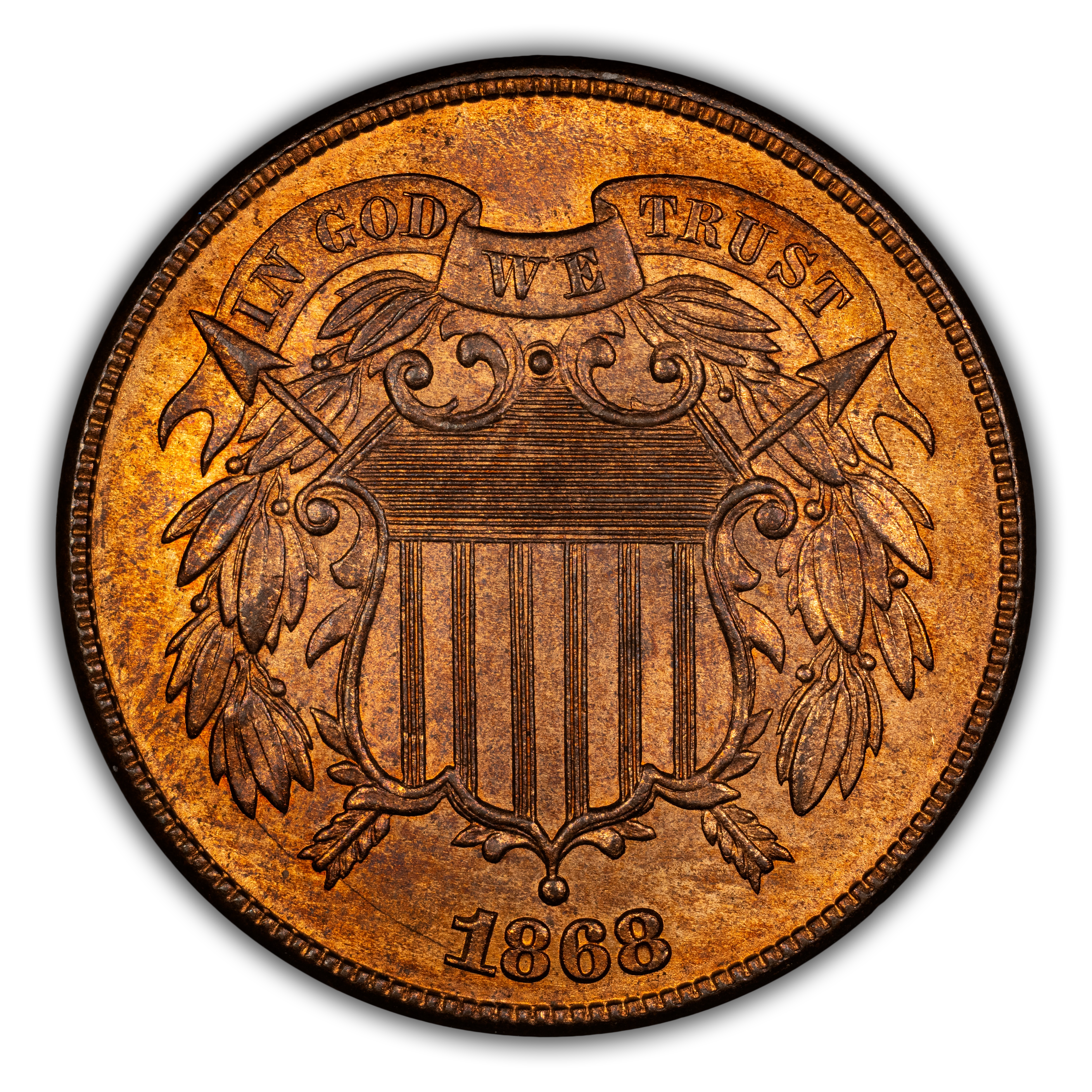 1868 2c MS RD