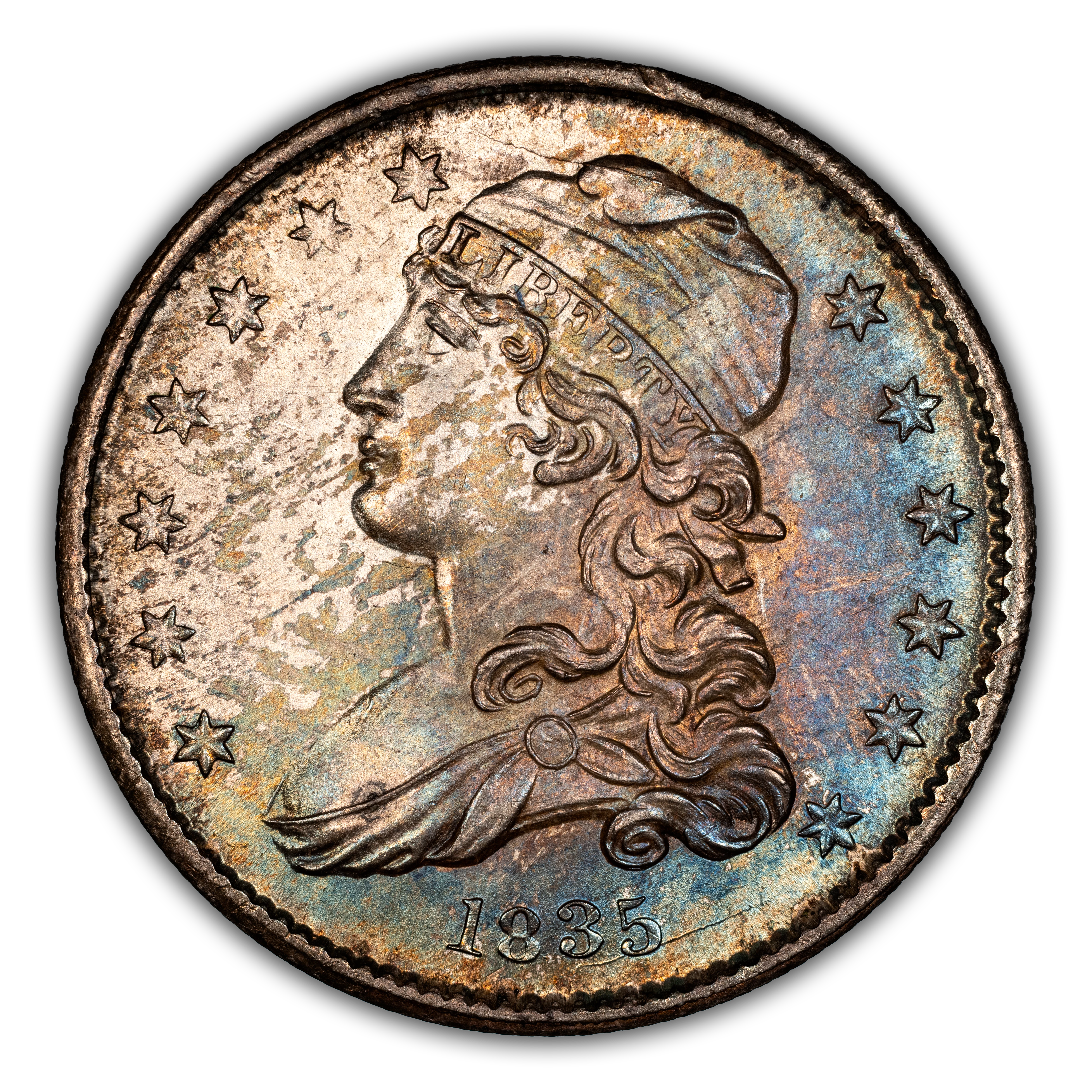 1835 25c MS
