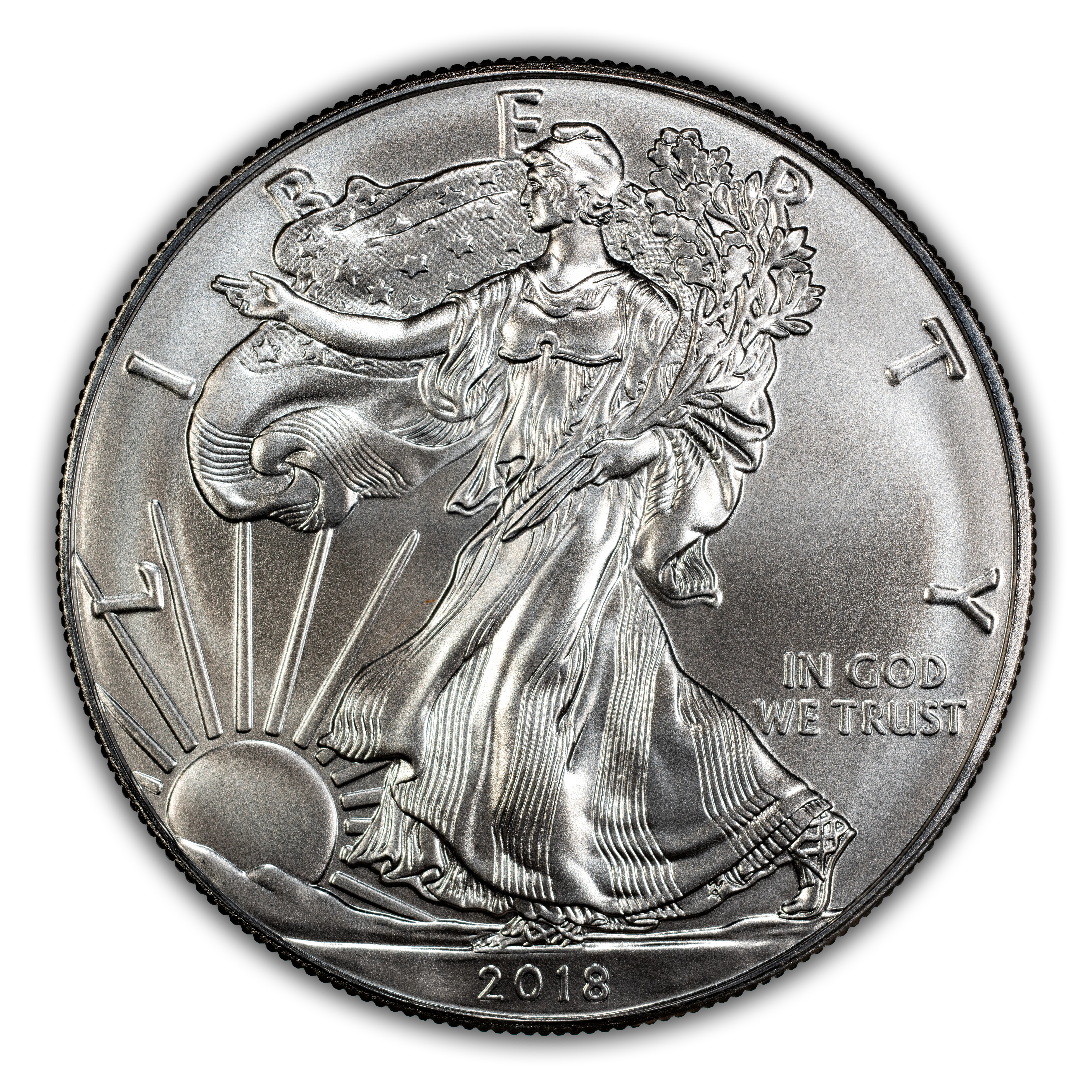 2018 $1 Silver Eagle MS