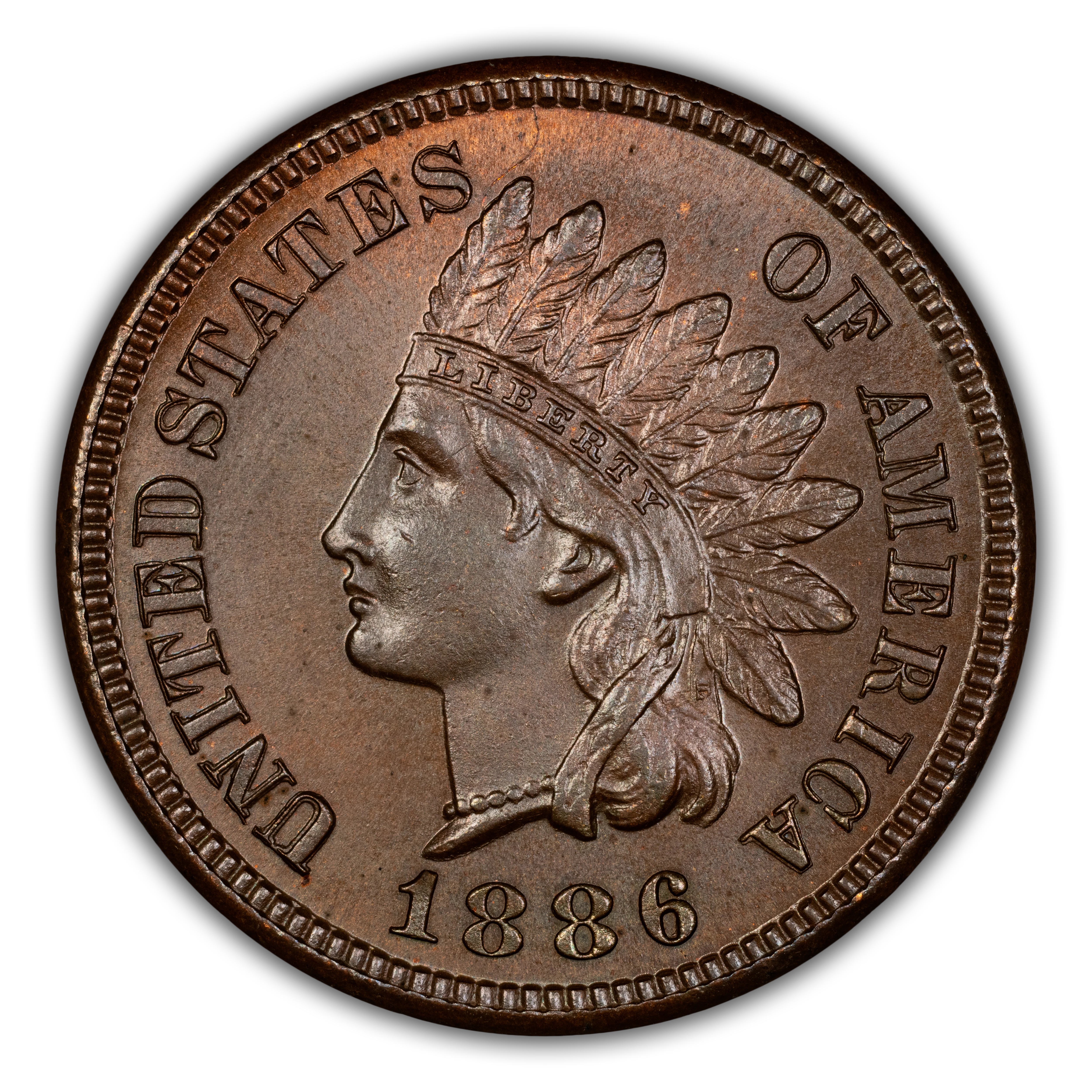 1886 1c Type 1 PR BN