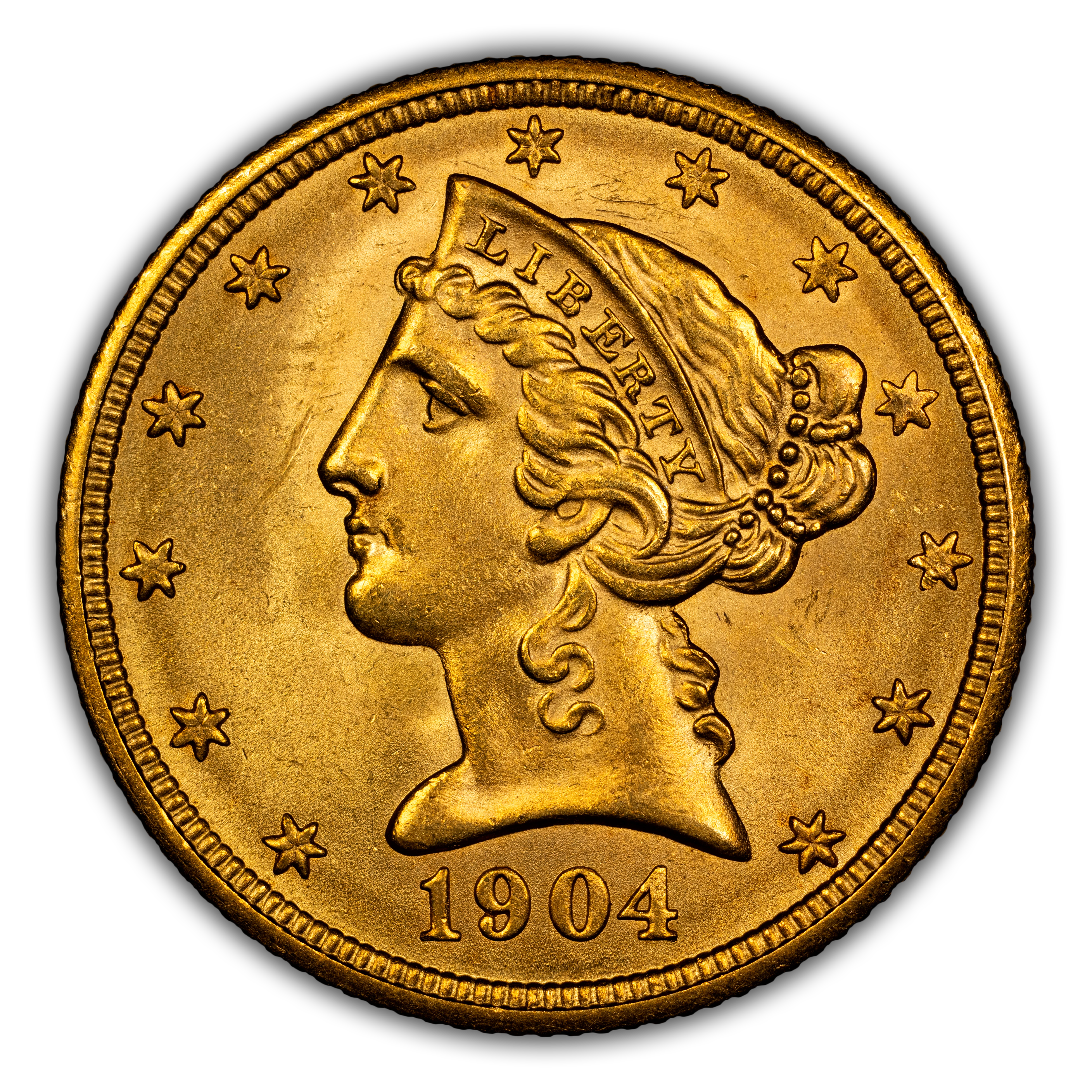 1904 $5 MS
