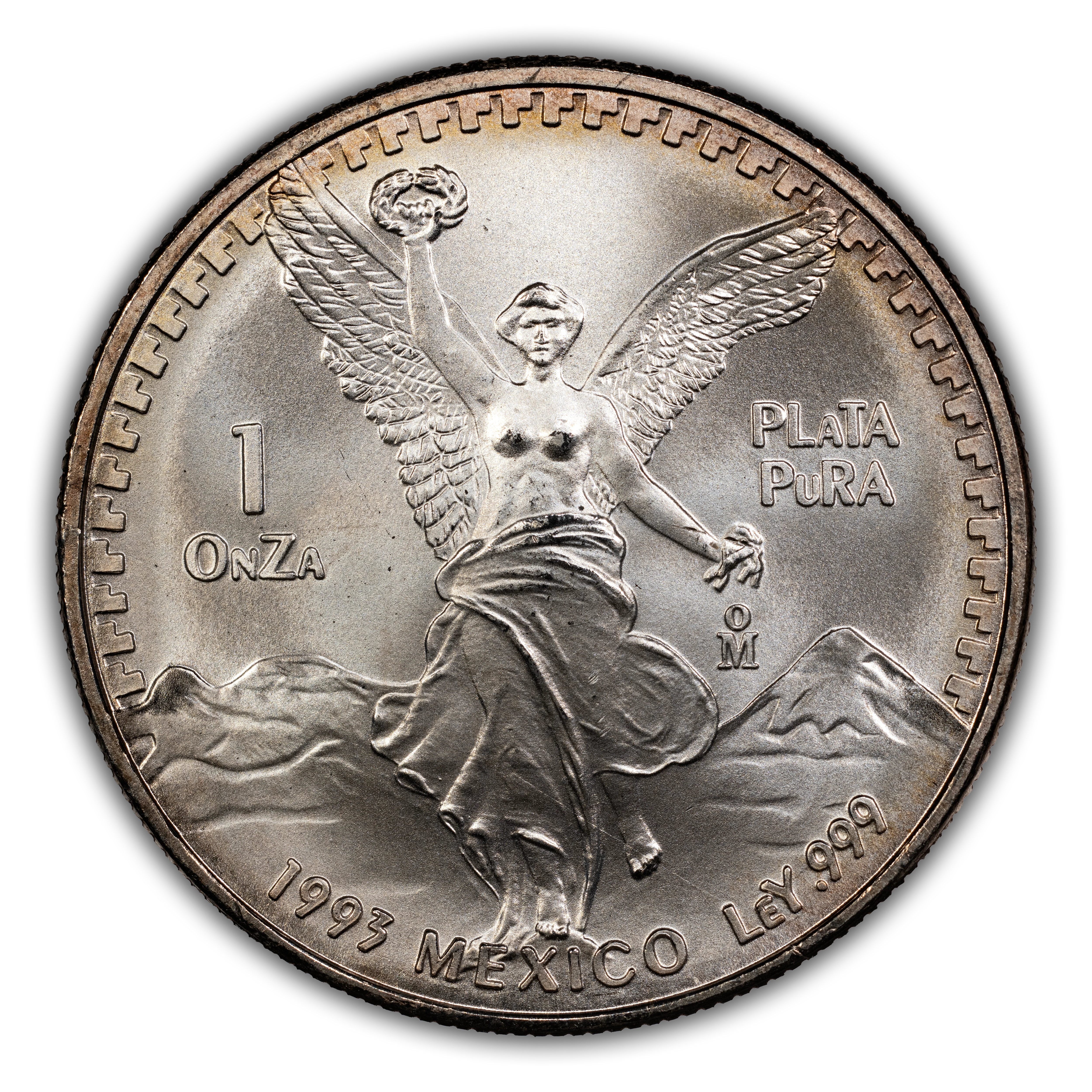 1993-Mo 1 Onza Libertad, Silver MS