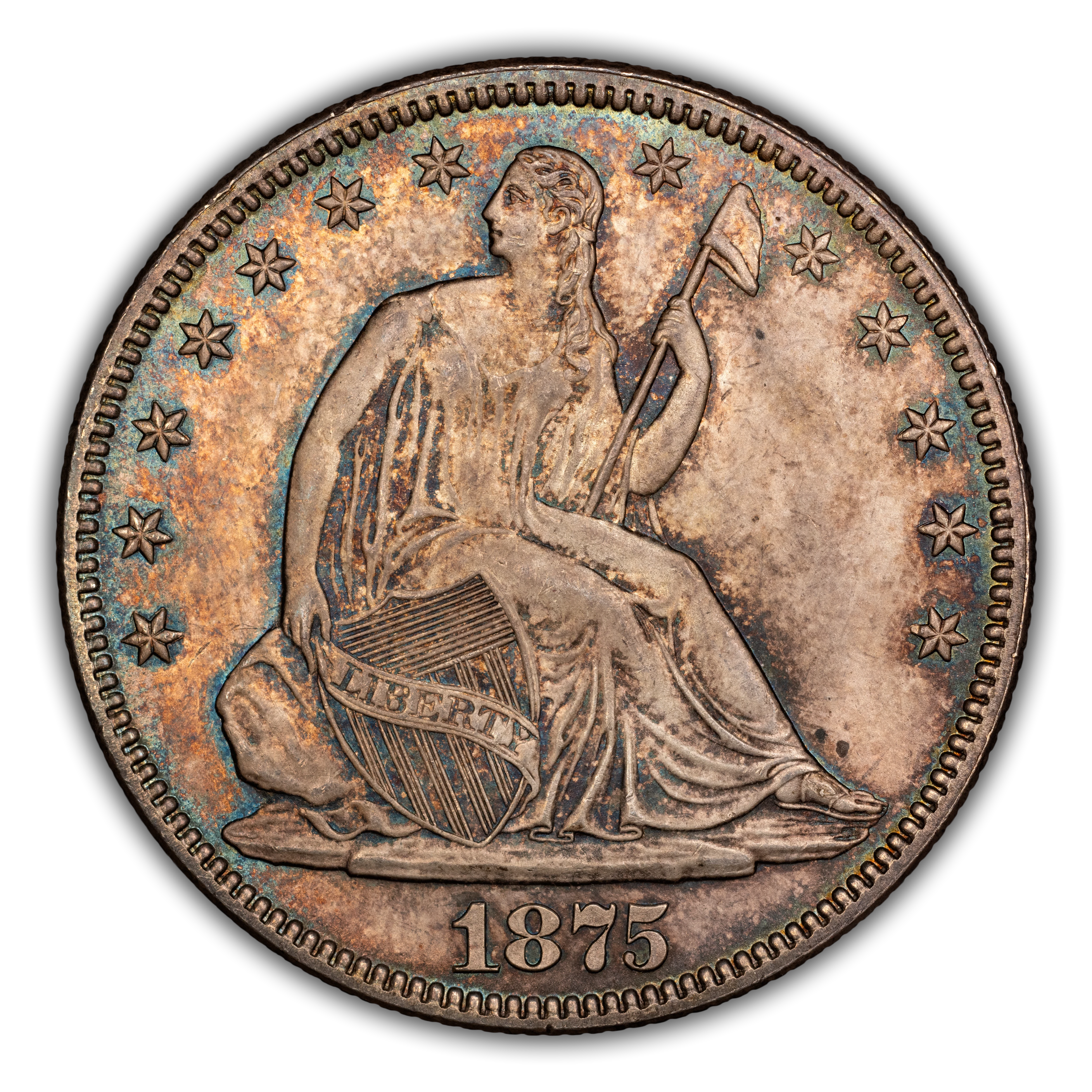 1875 Liberty Seated Half Dollar Values & Prices | Greysheet