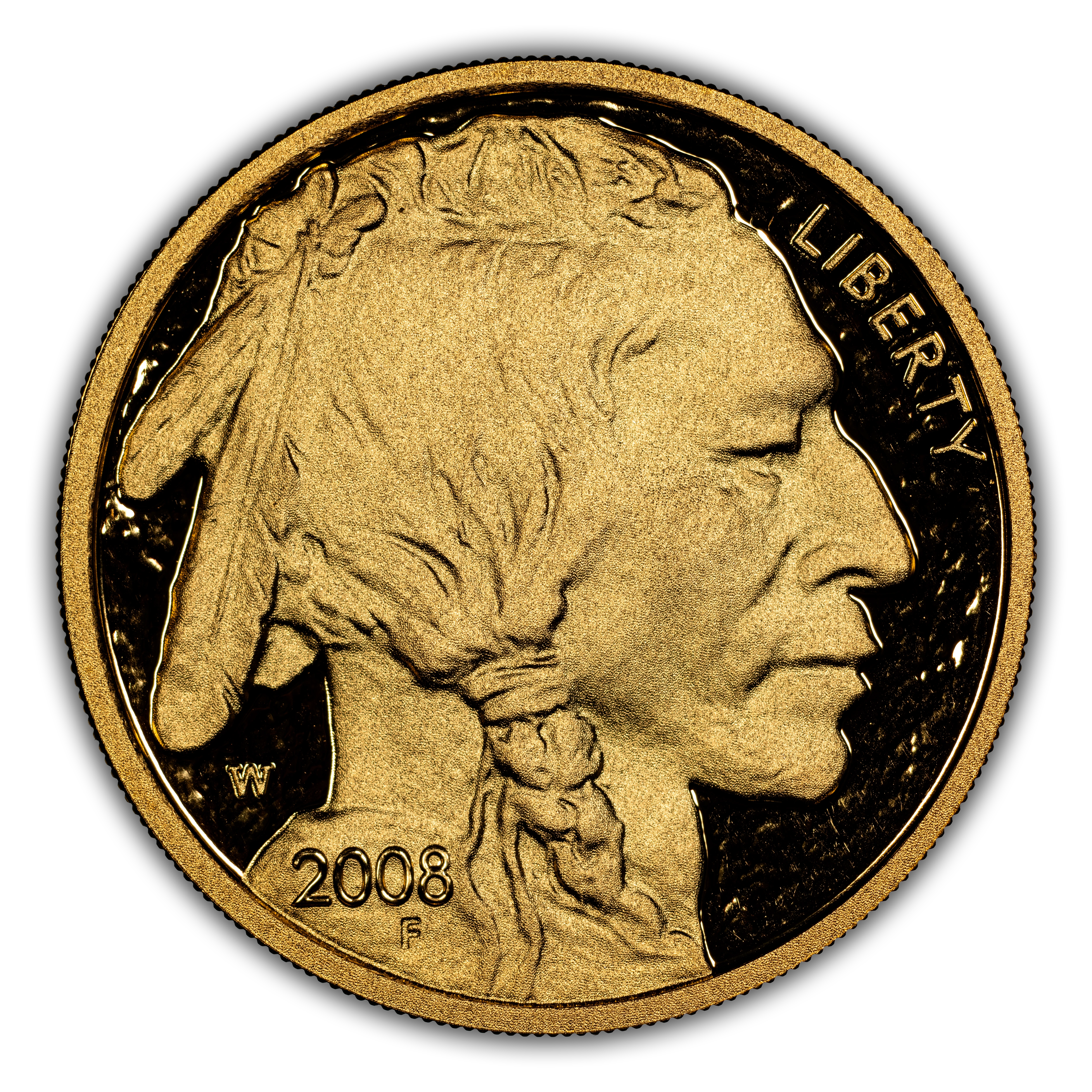 2008-W G$10 Gold Buffalo PR DCAM