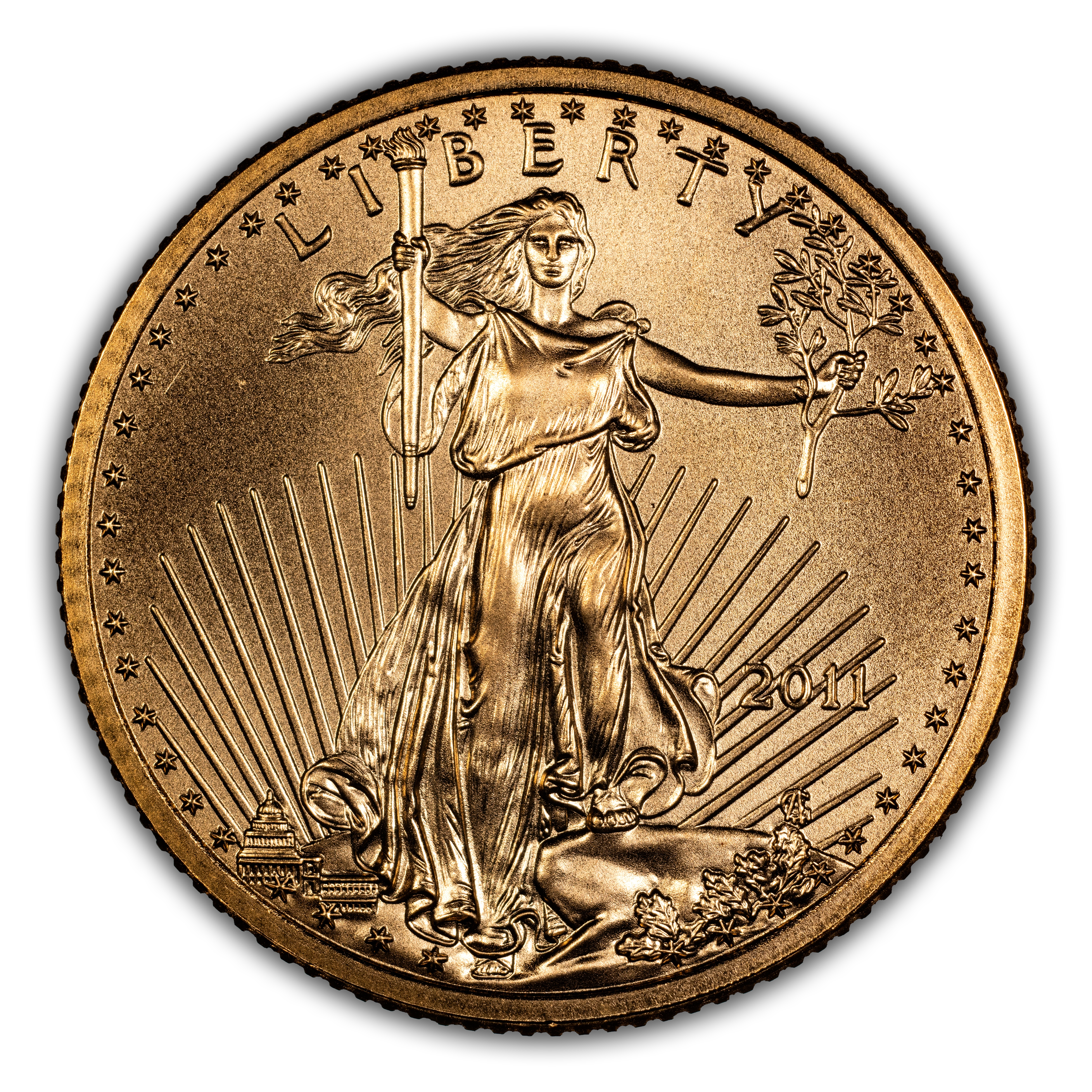 2016 $5 Gold Eagle, 30th Anniversary MS