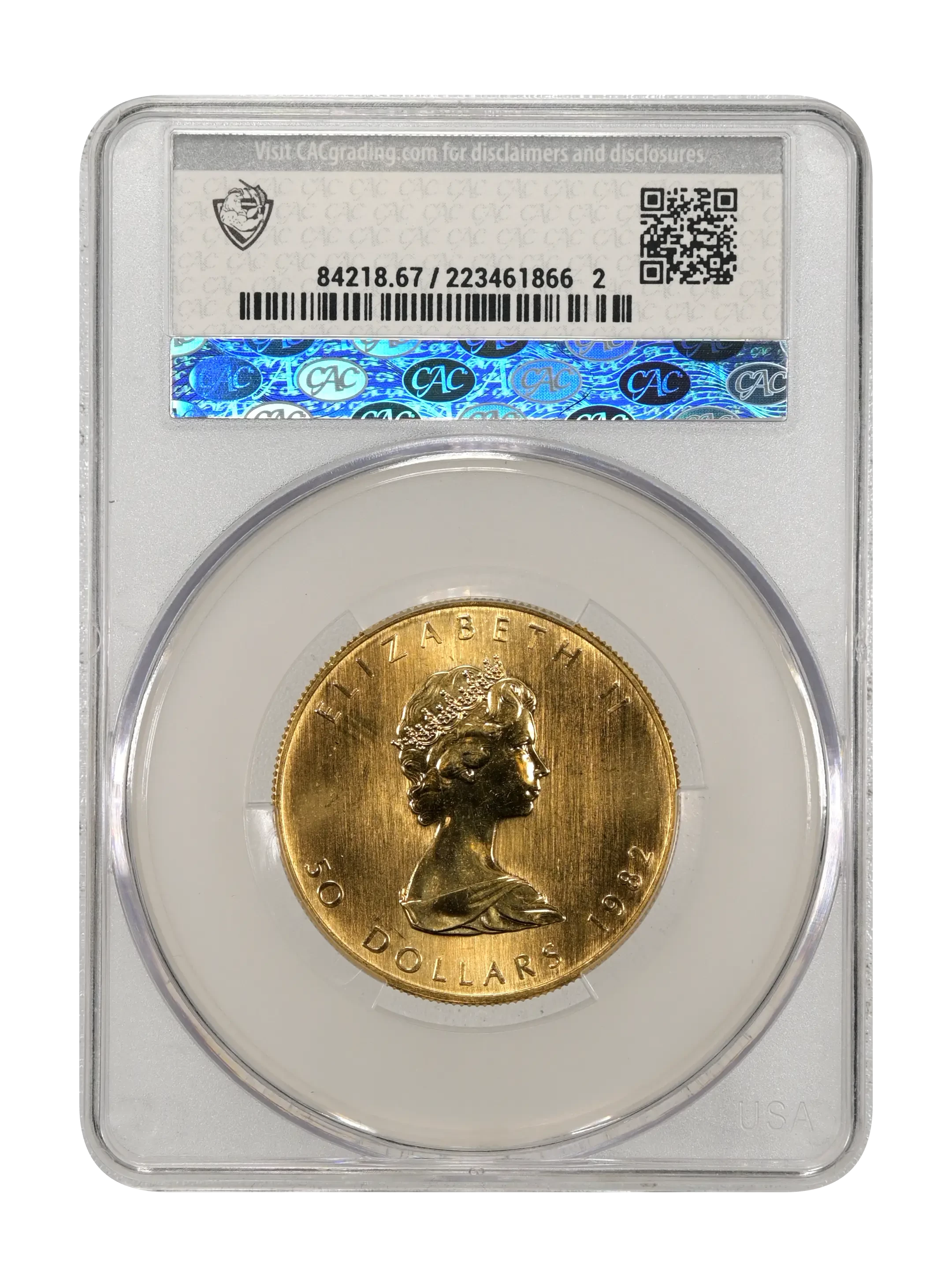 Canada 1998 Gold $50 Gold Maple Leaf, One Ounce Coin Values