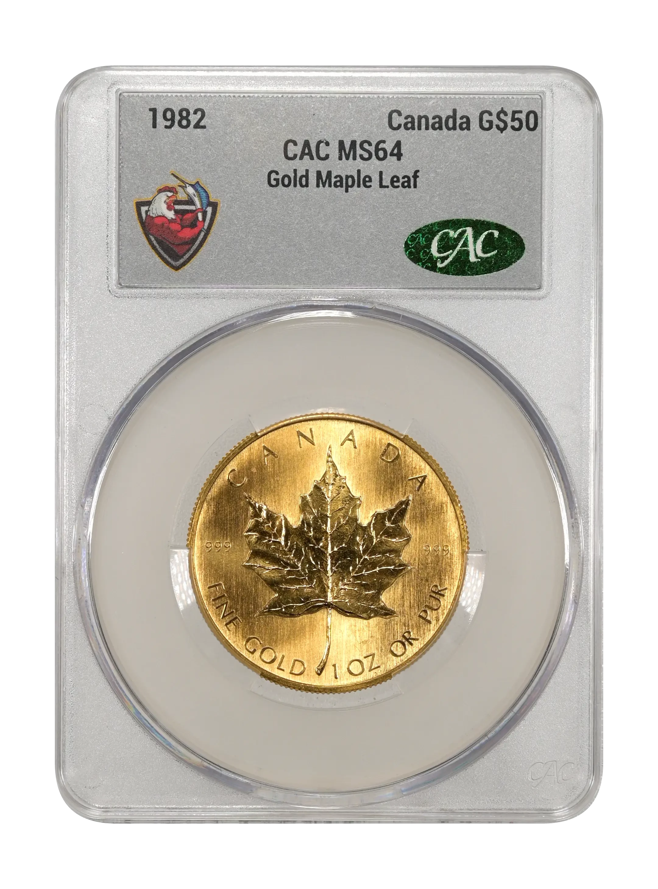 Canada 1989 Gold $50 Gold Maple Leaf, One Ounce Coin Values