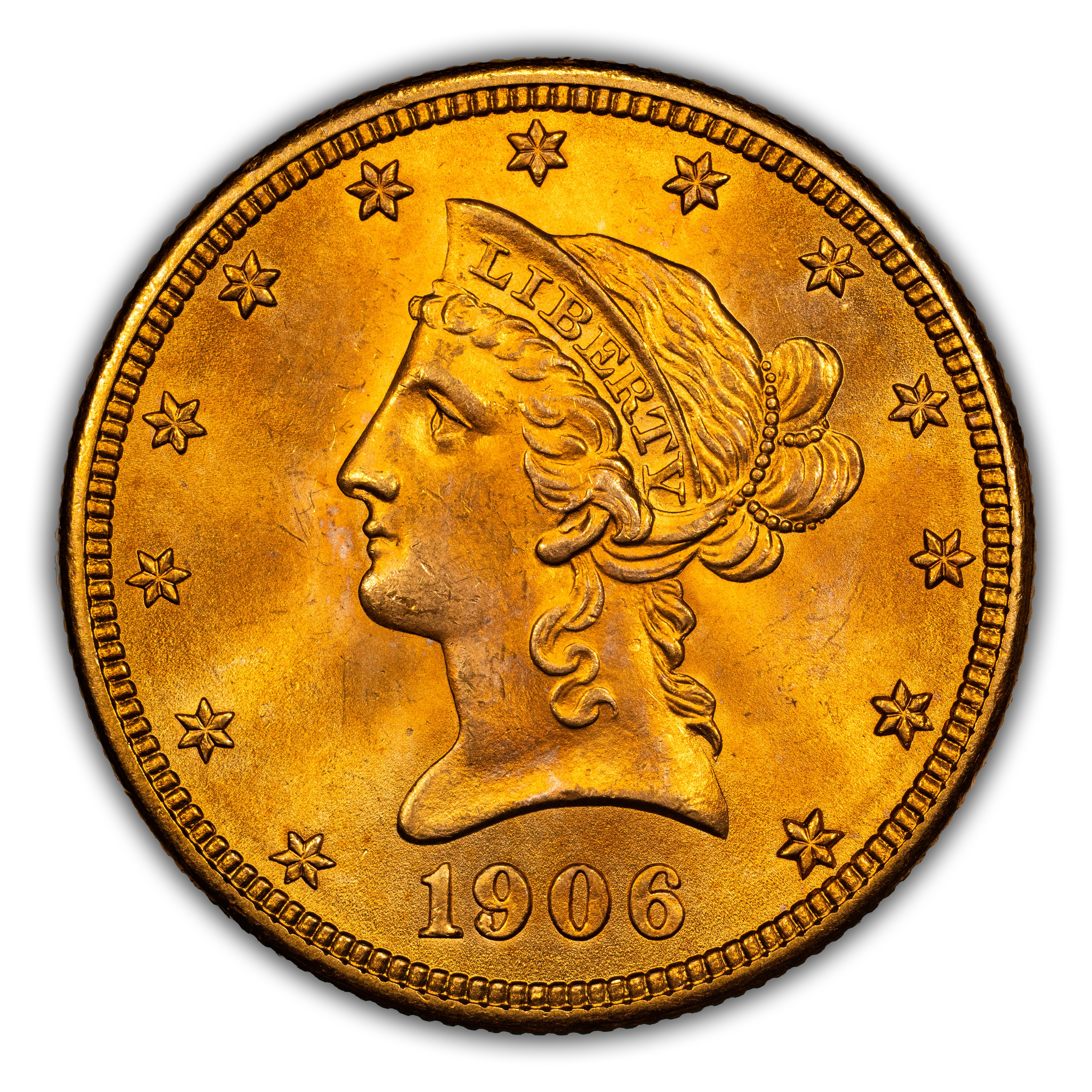 1906-D $10 MS