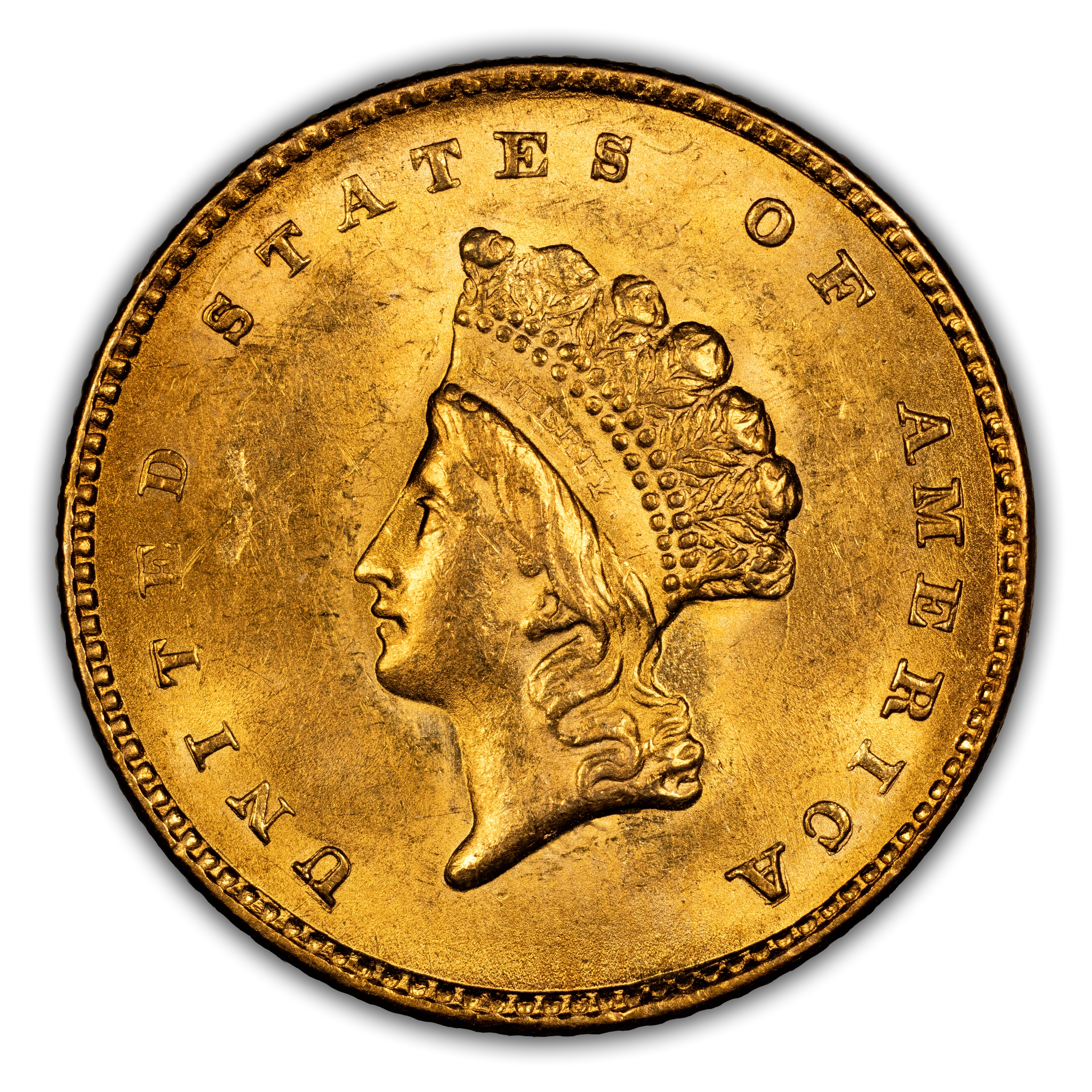 1855 $1 Gold – Type 2 Values & Prices | Greysheet