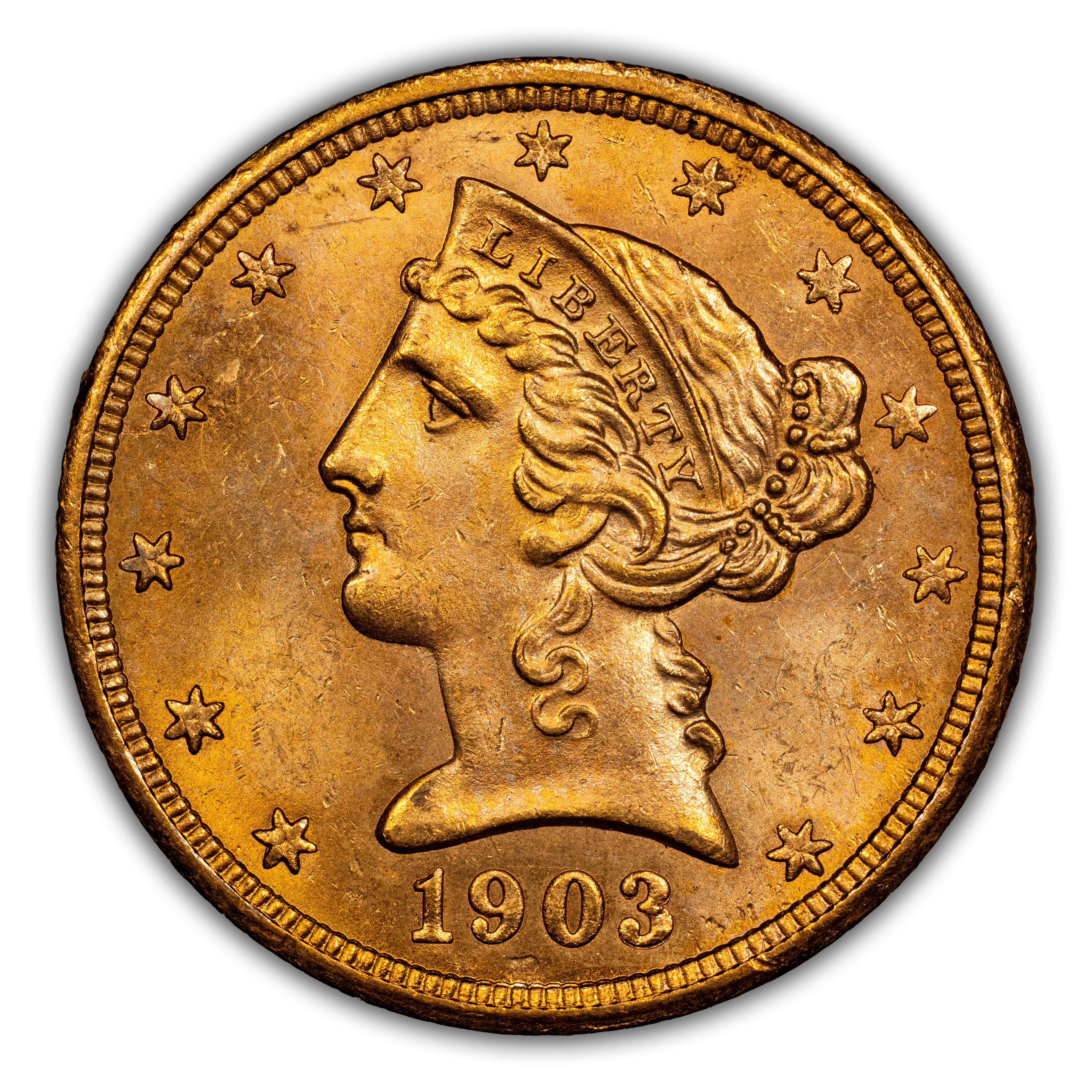 1903-S $5 MS