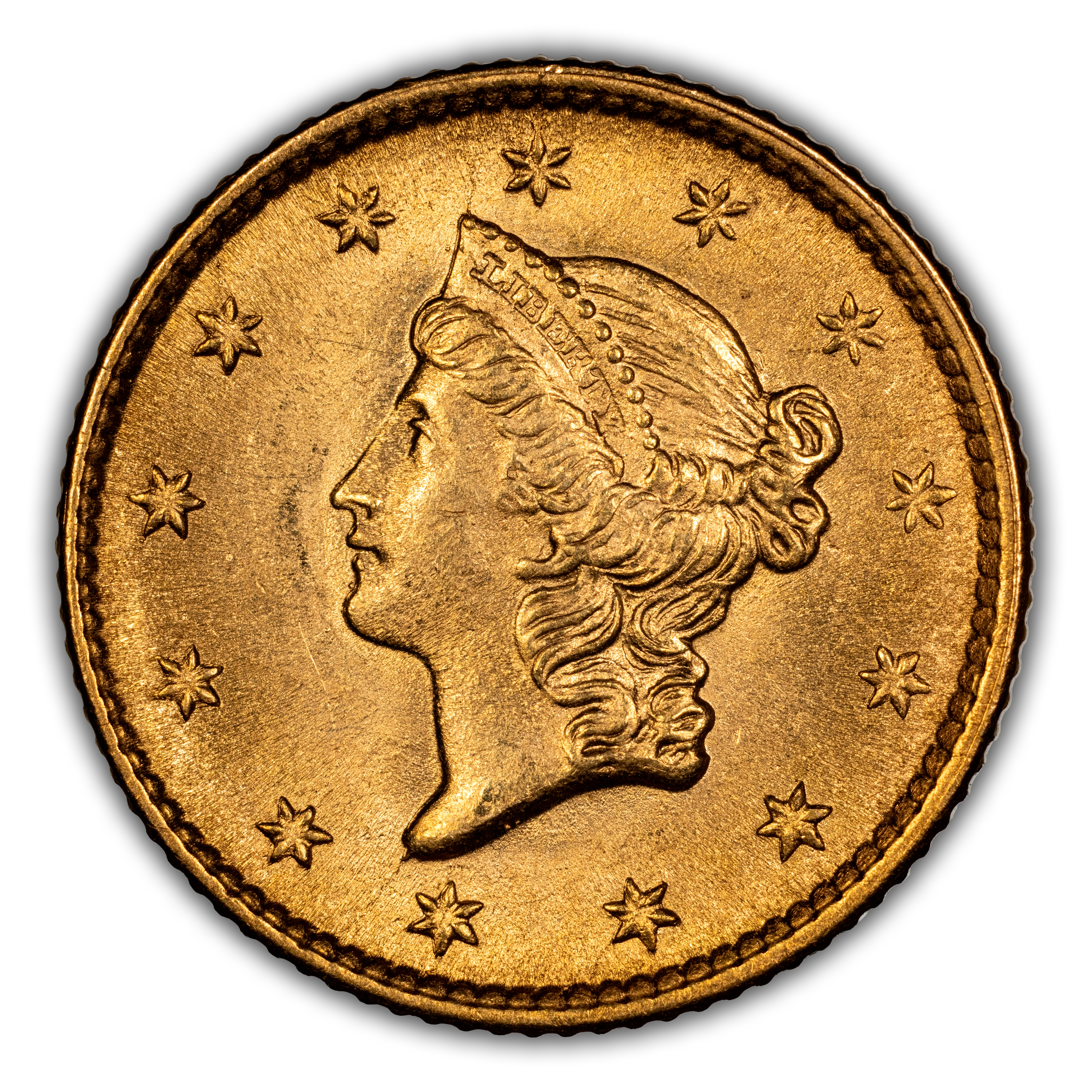 1854 G$1 Type 1 MS