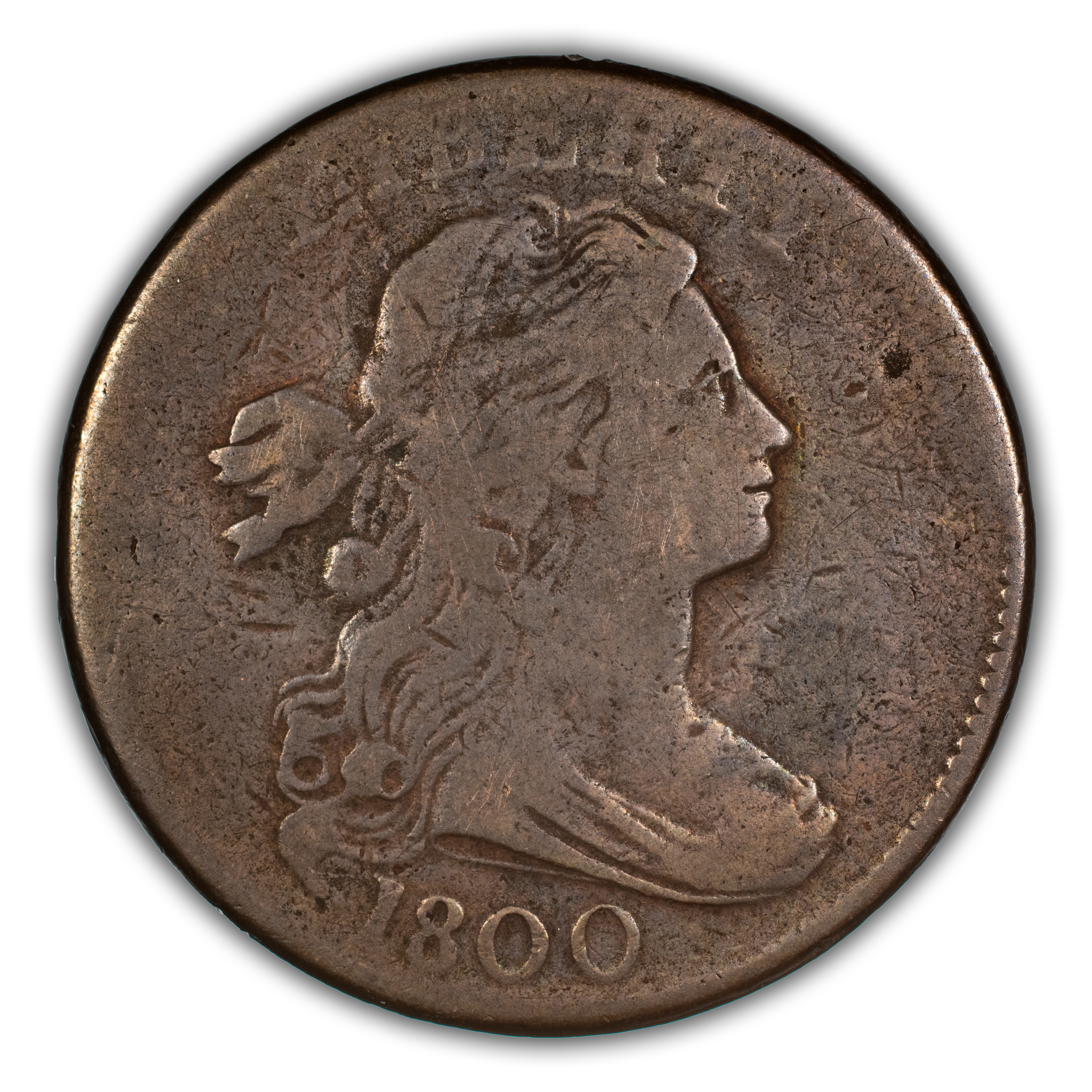 1800 1c Normal Date MS BN