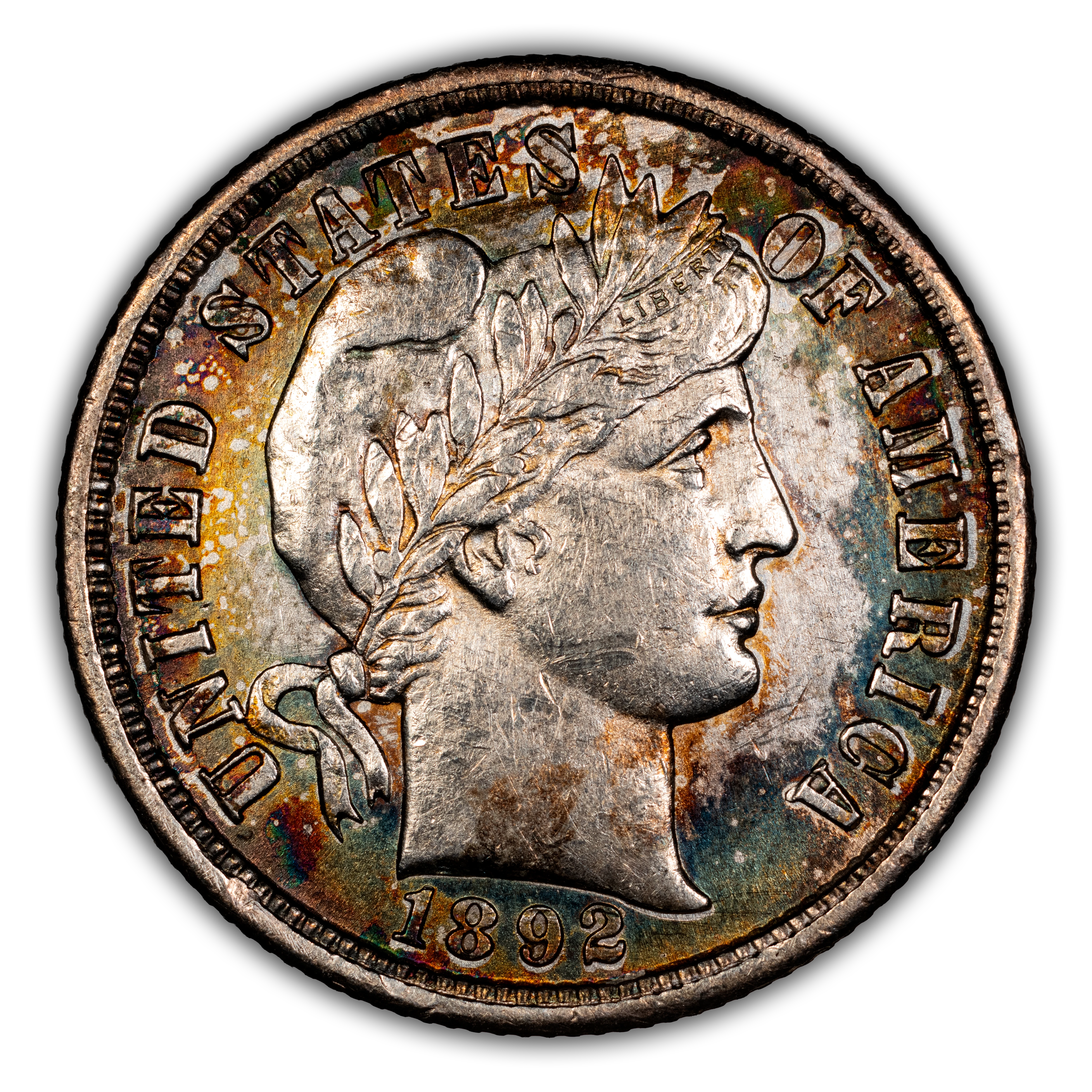 1892-S 10c MS