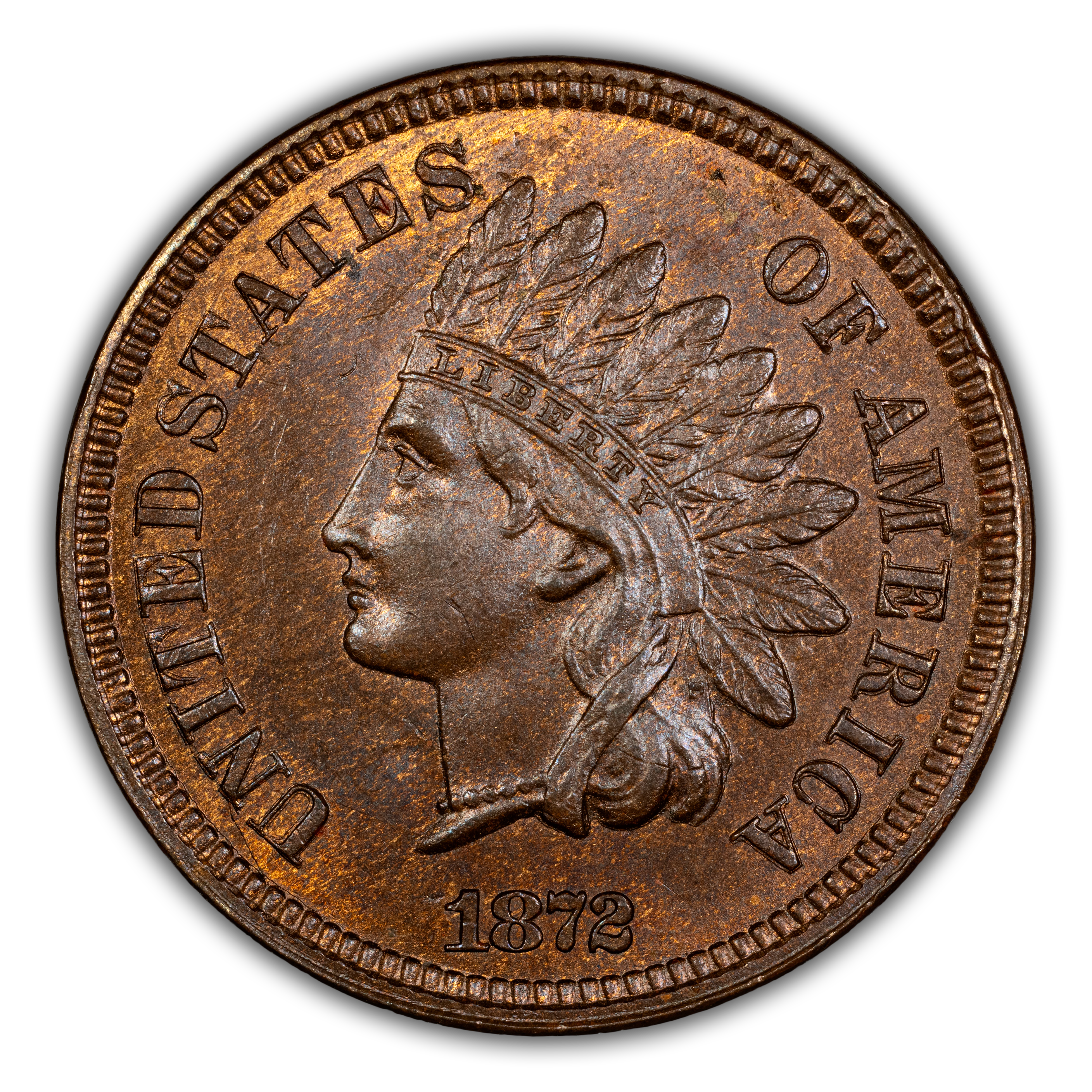 1872 1c MS BN