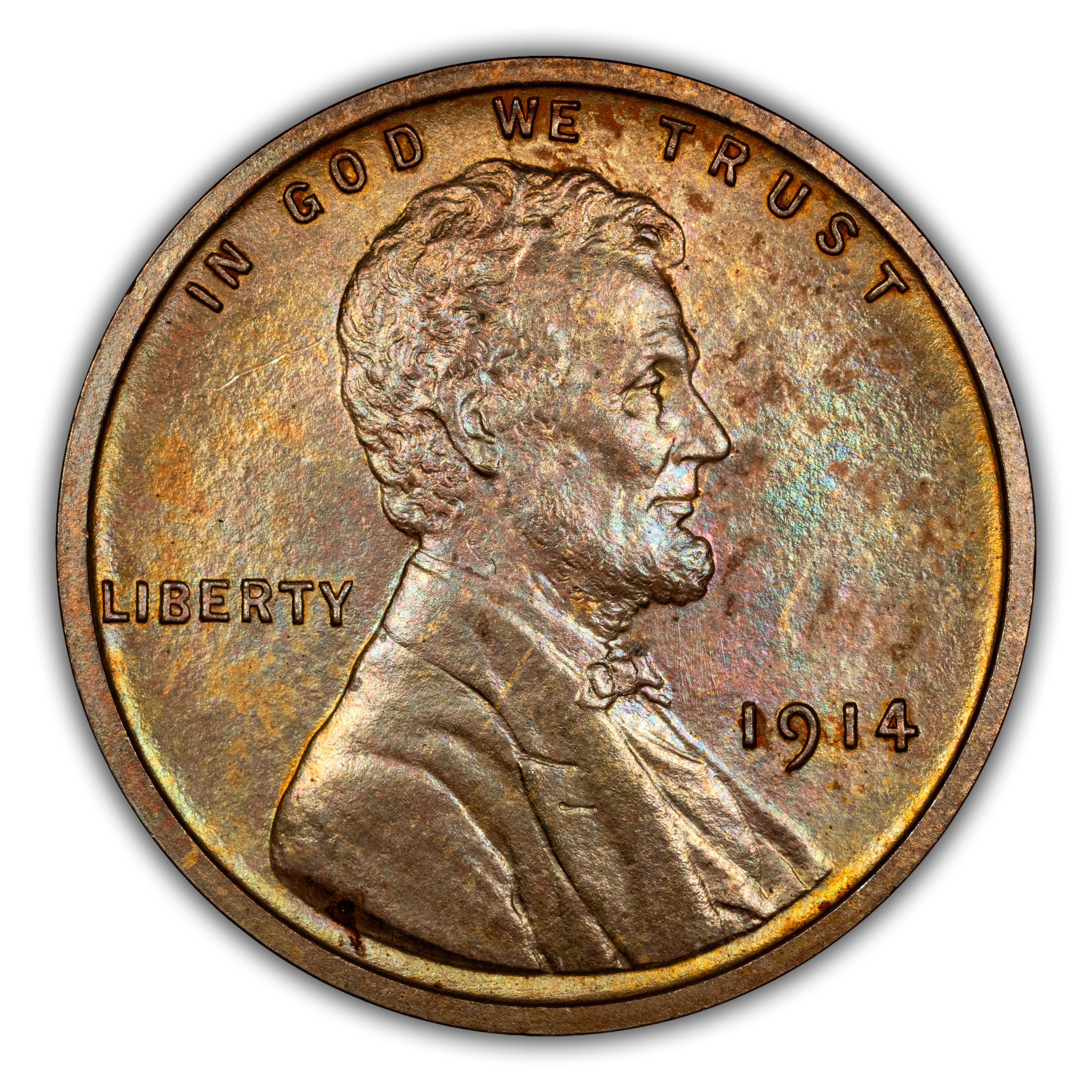 1914 1c Matte Finish PR BN