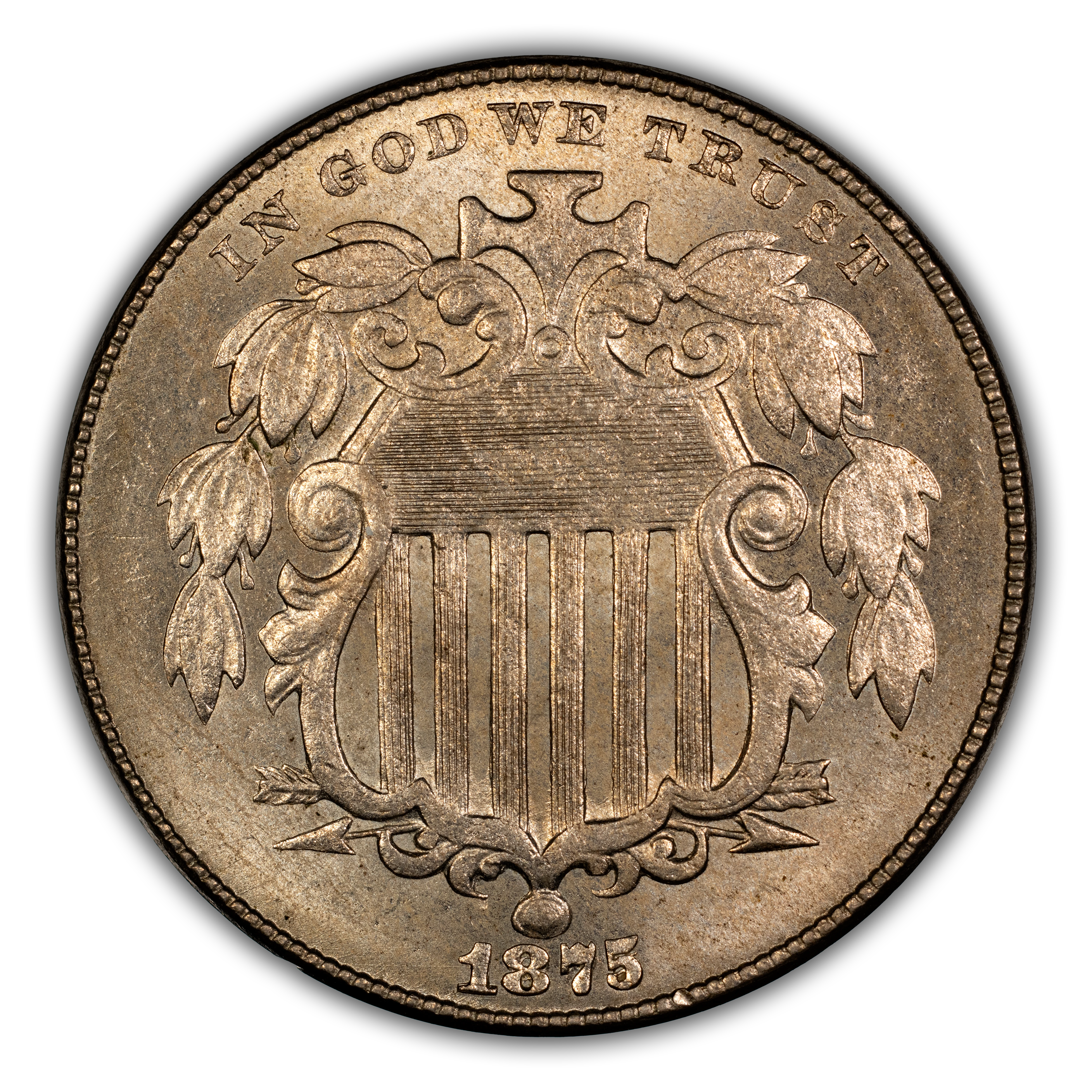 1875 5c MS