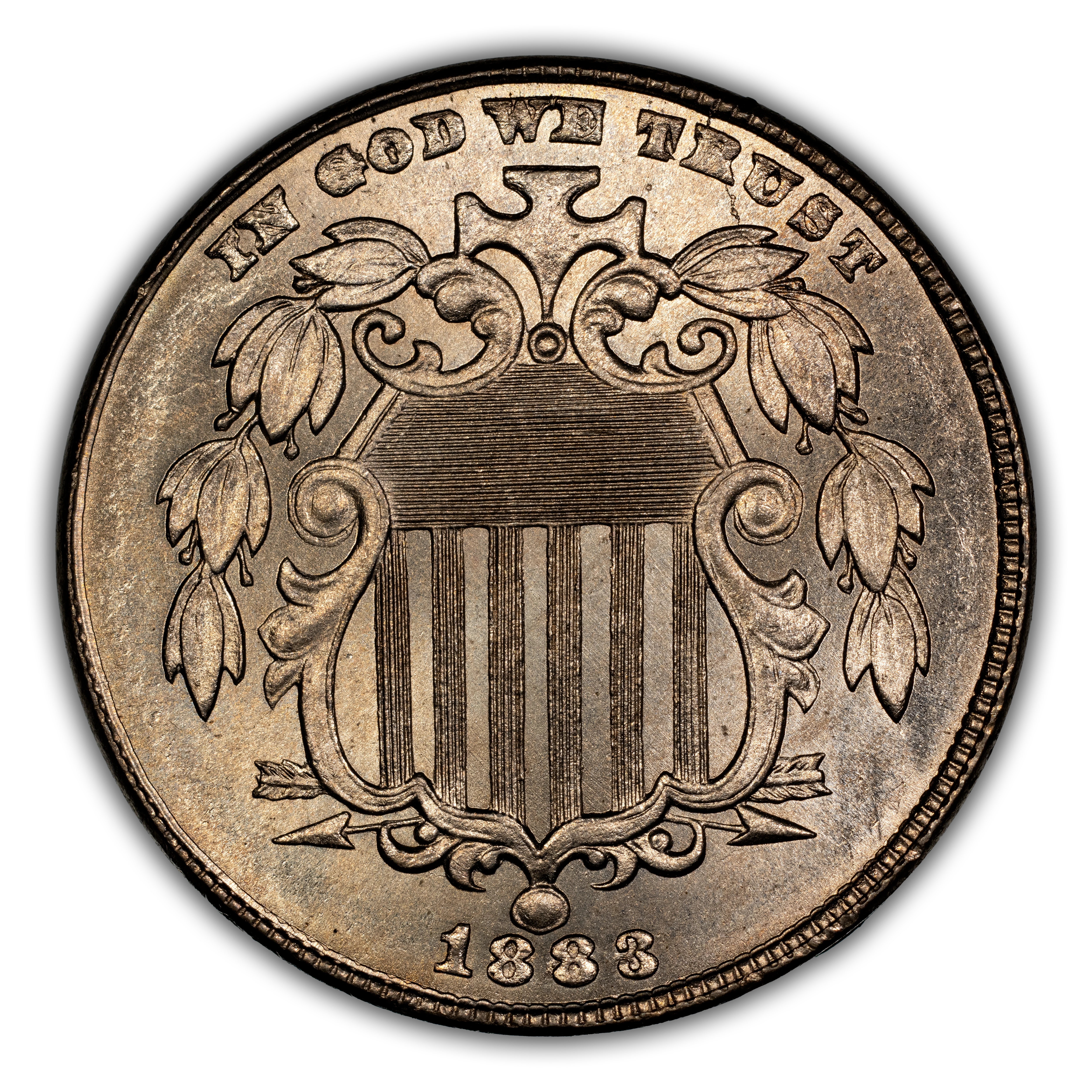 1883 5c Shield MS