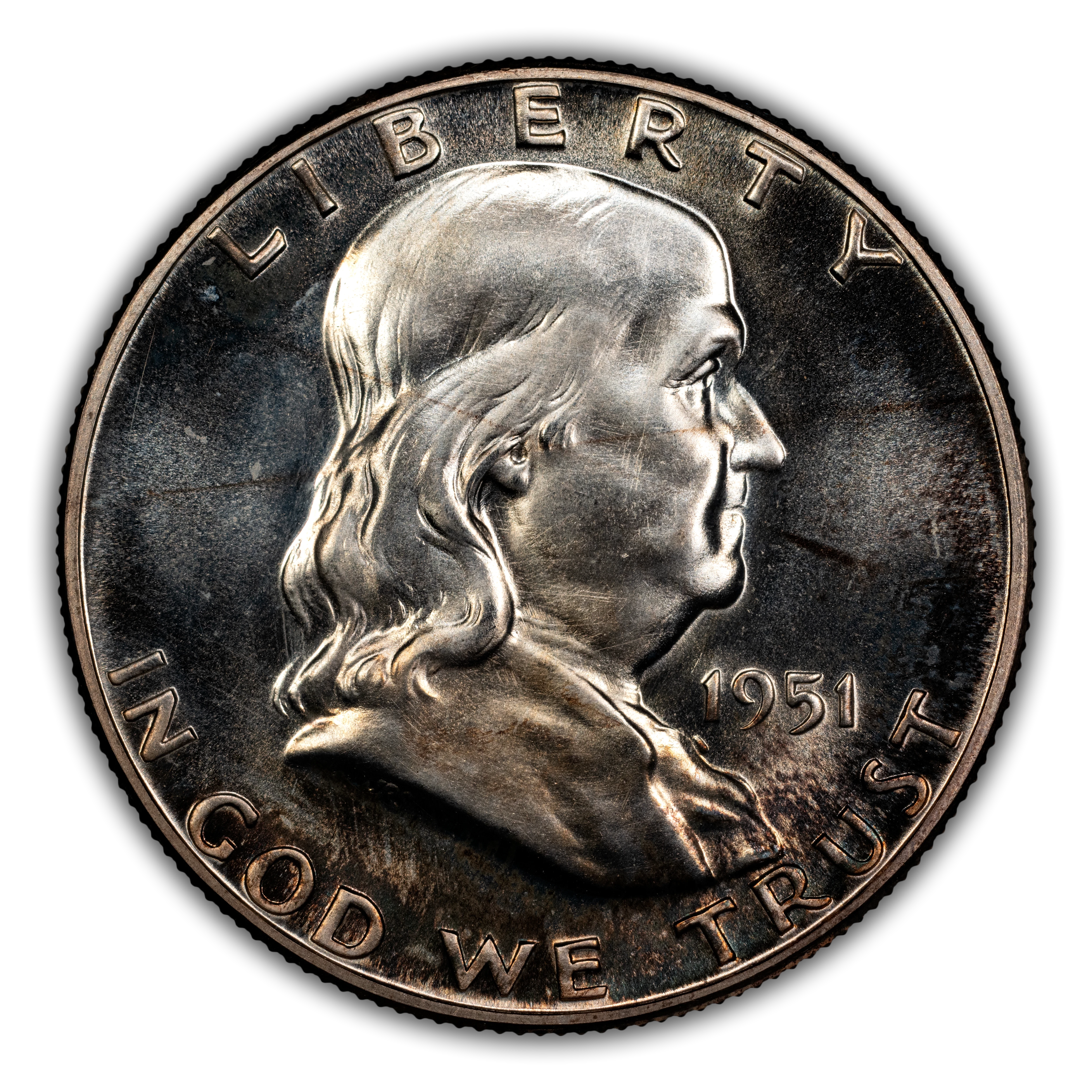 1951 Franklin Half Dollar, Proof Values & Prices | Greysheet