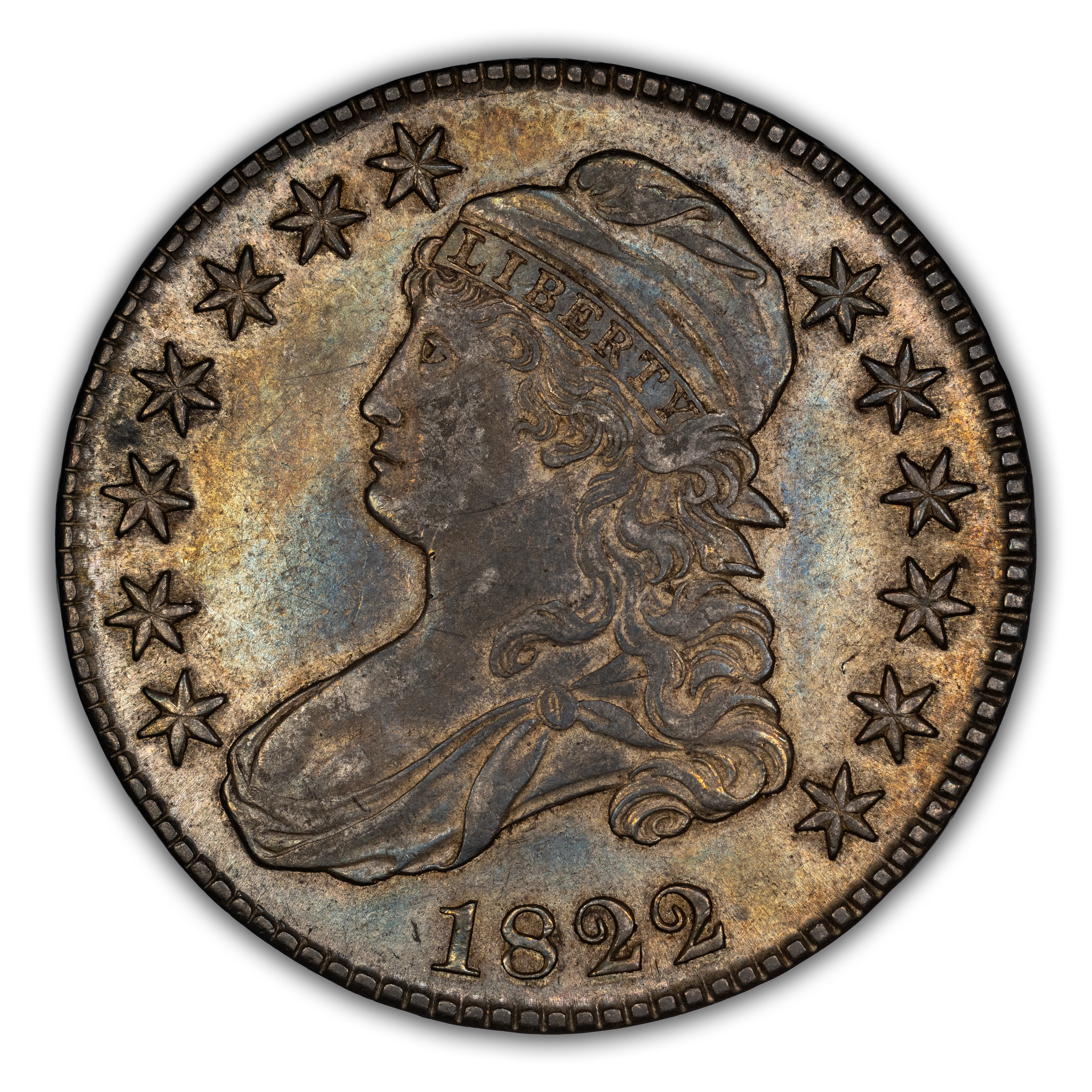 1822 50c O-104 MS