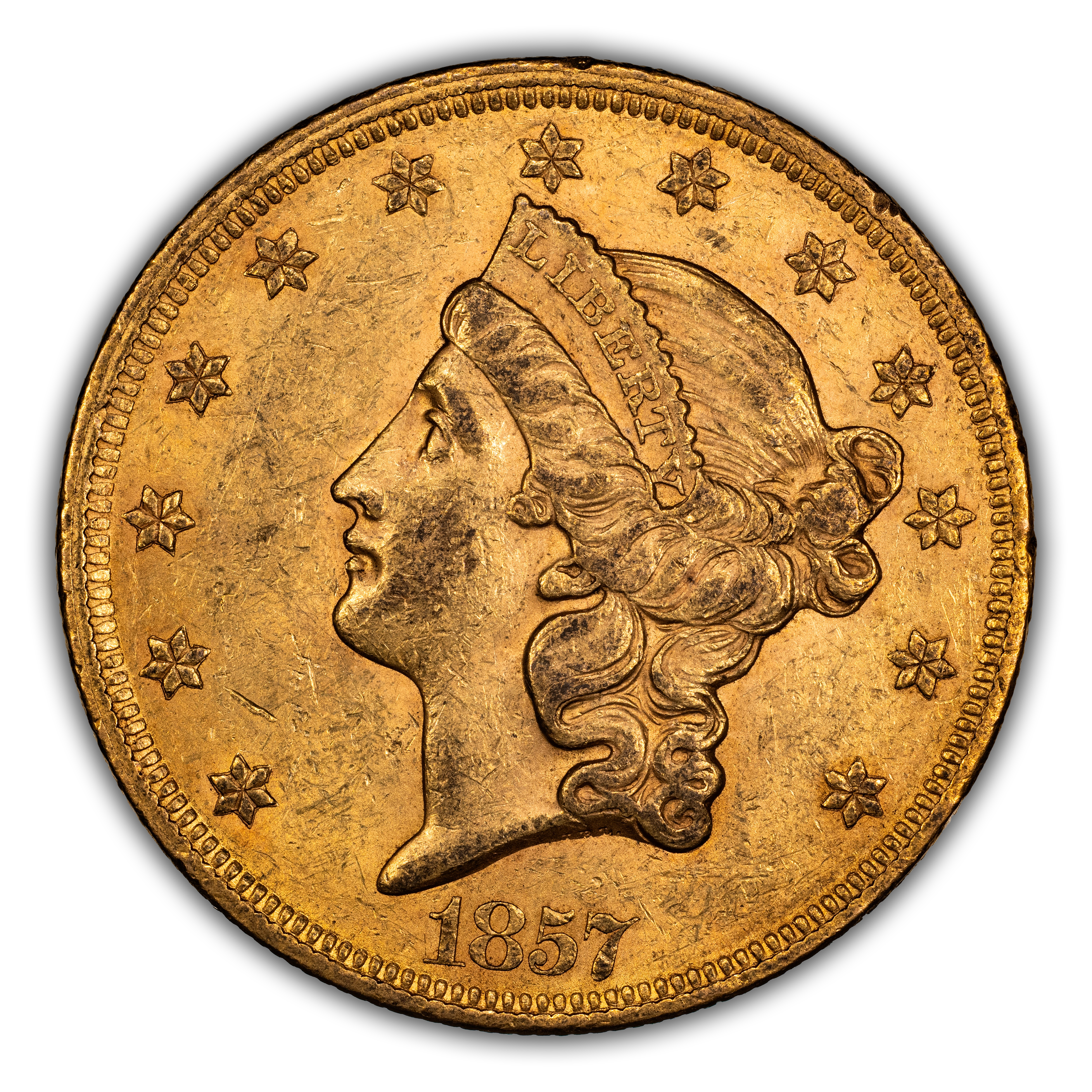 1857 $20 MS