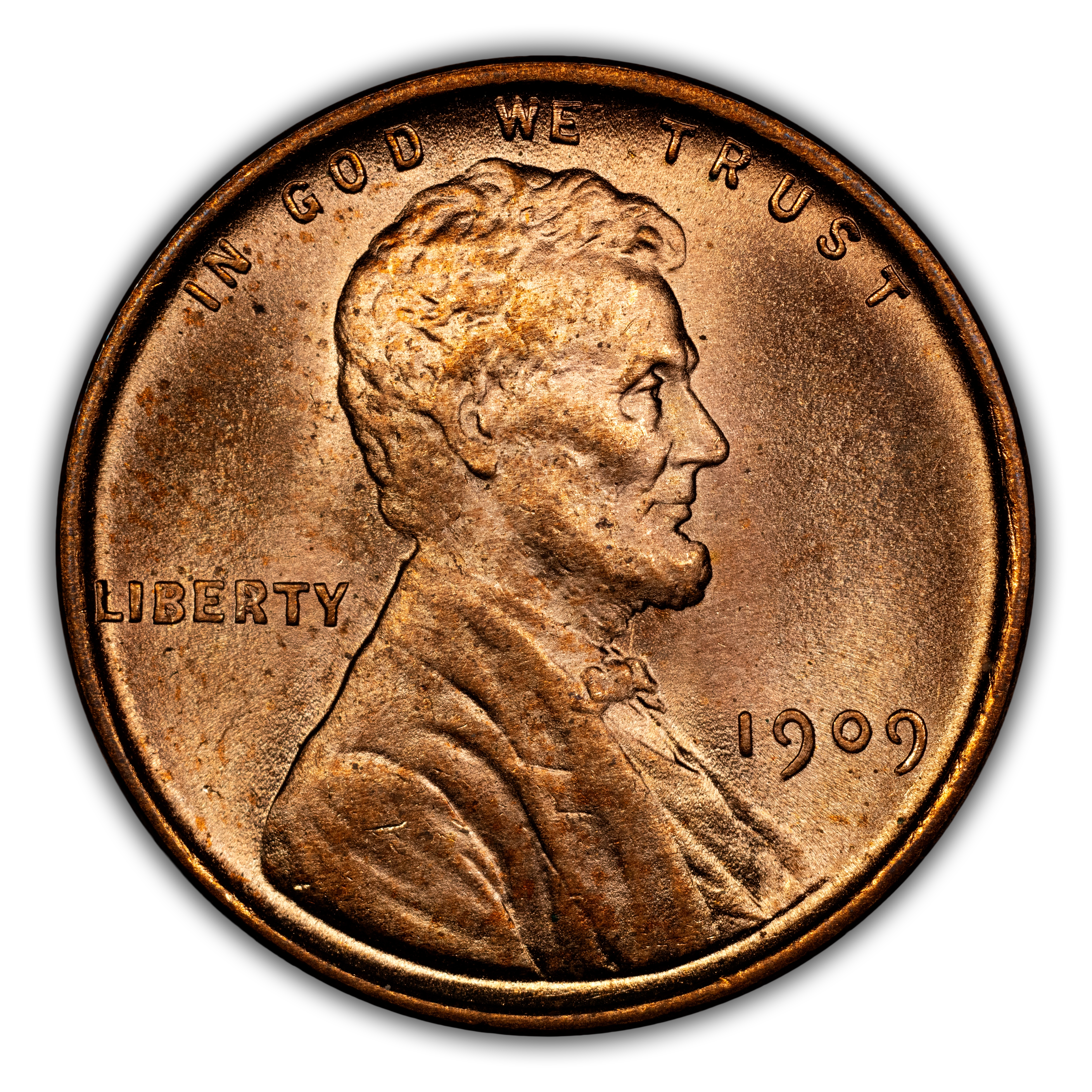 1909 VDB 1c Doubled Die Obverse MS RD