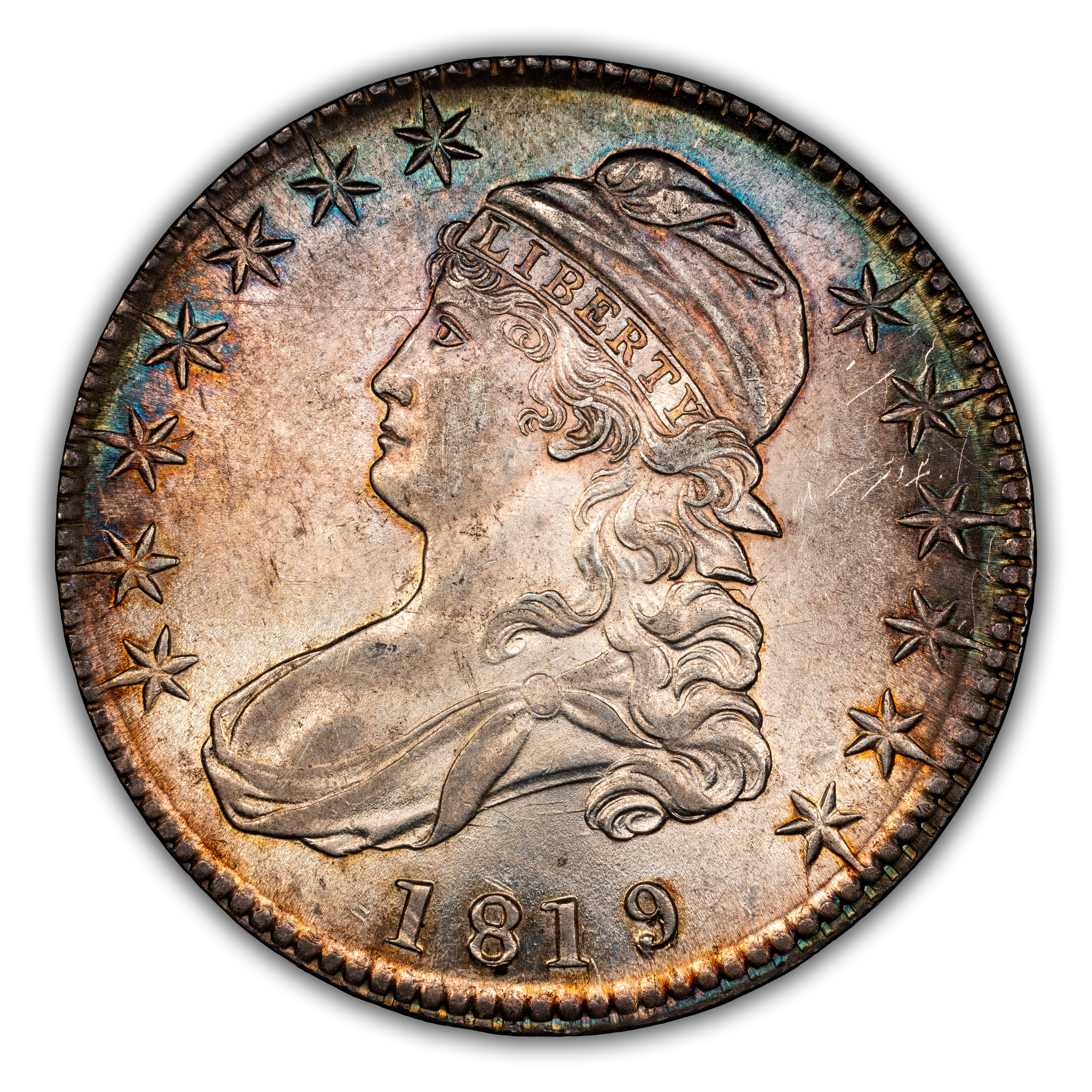 1819/8 50c Small 9, O-101 MS