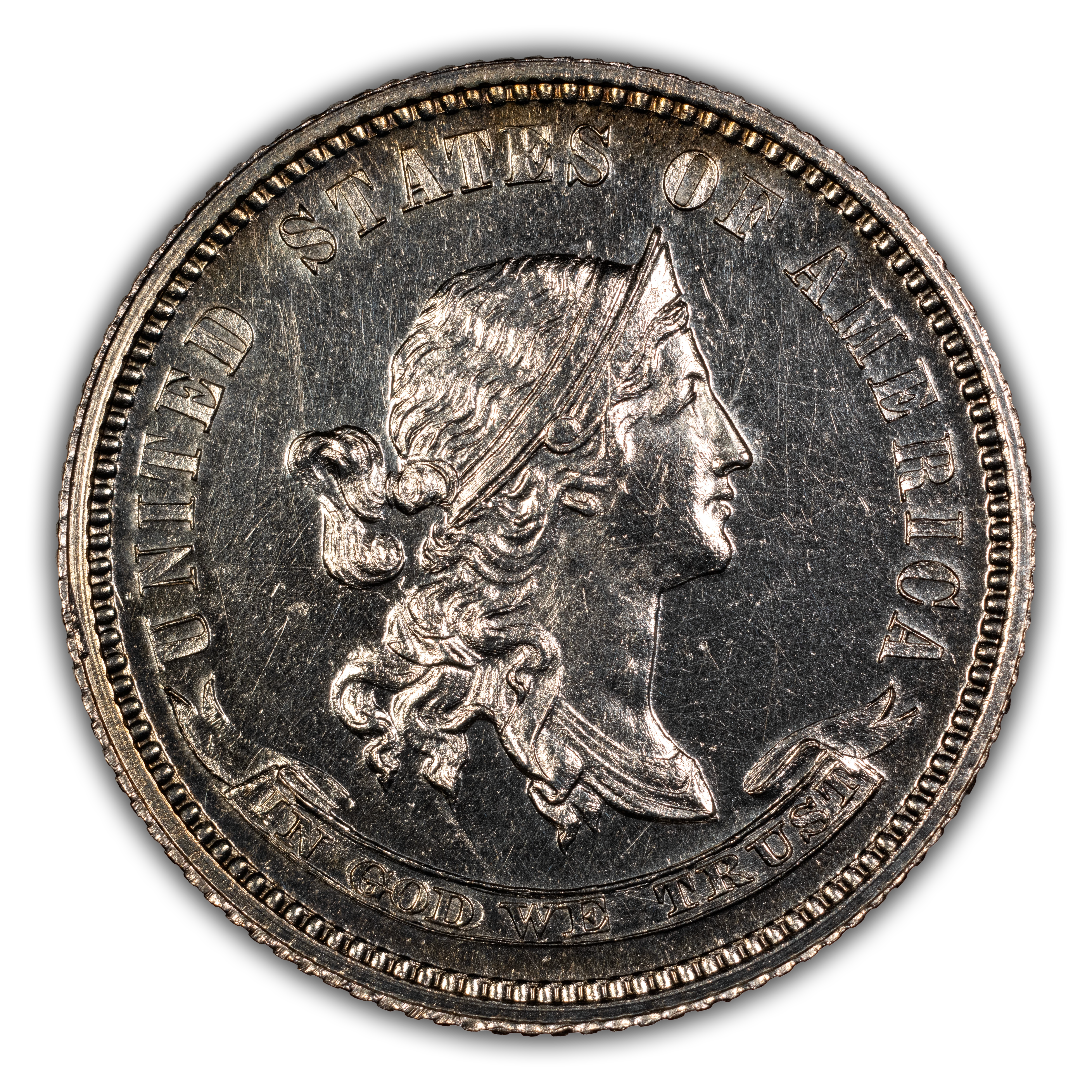 1870 P10c Silver, J-843 PR