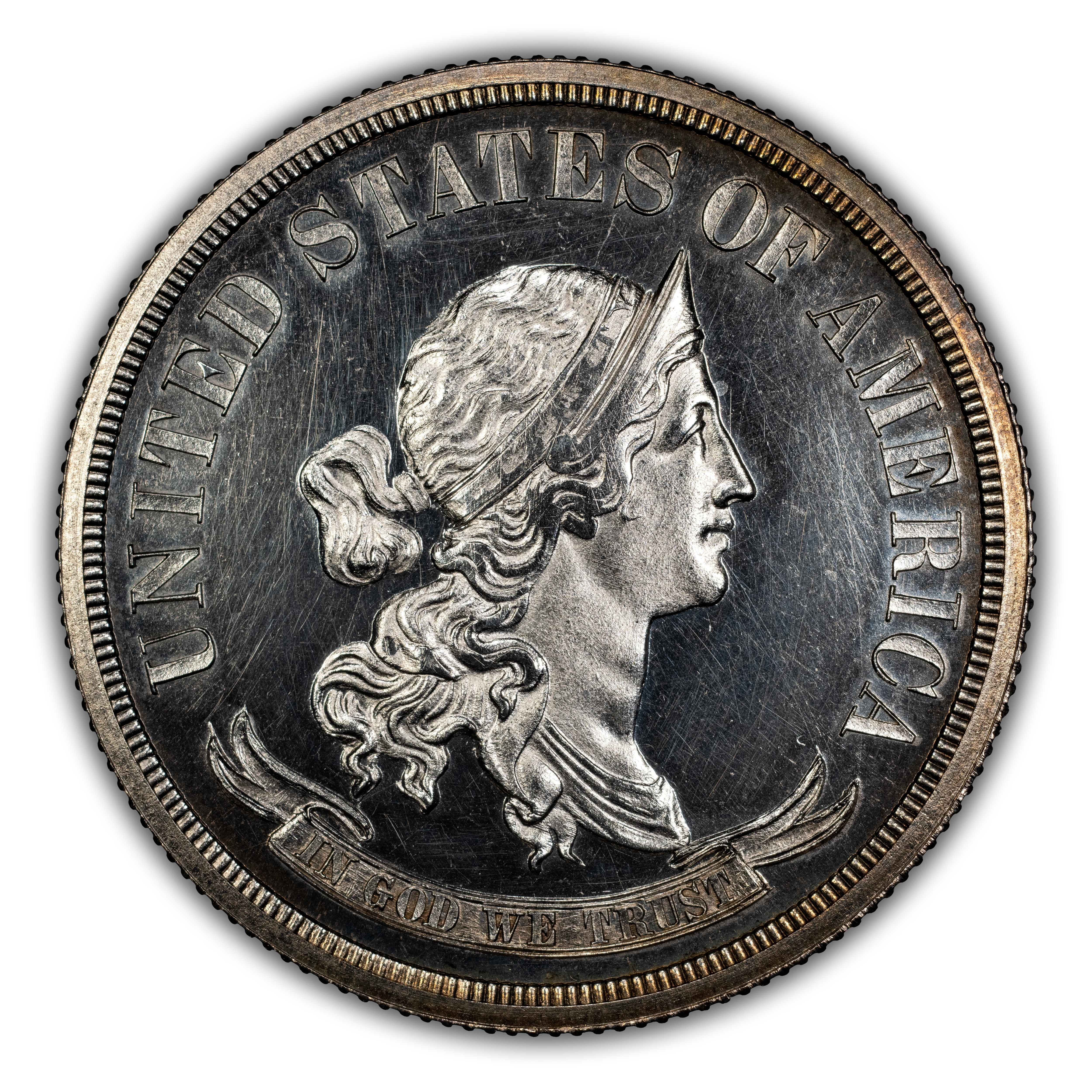 1870 P50c Silver, J-951 PR CAM