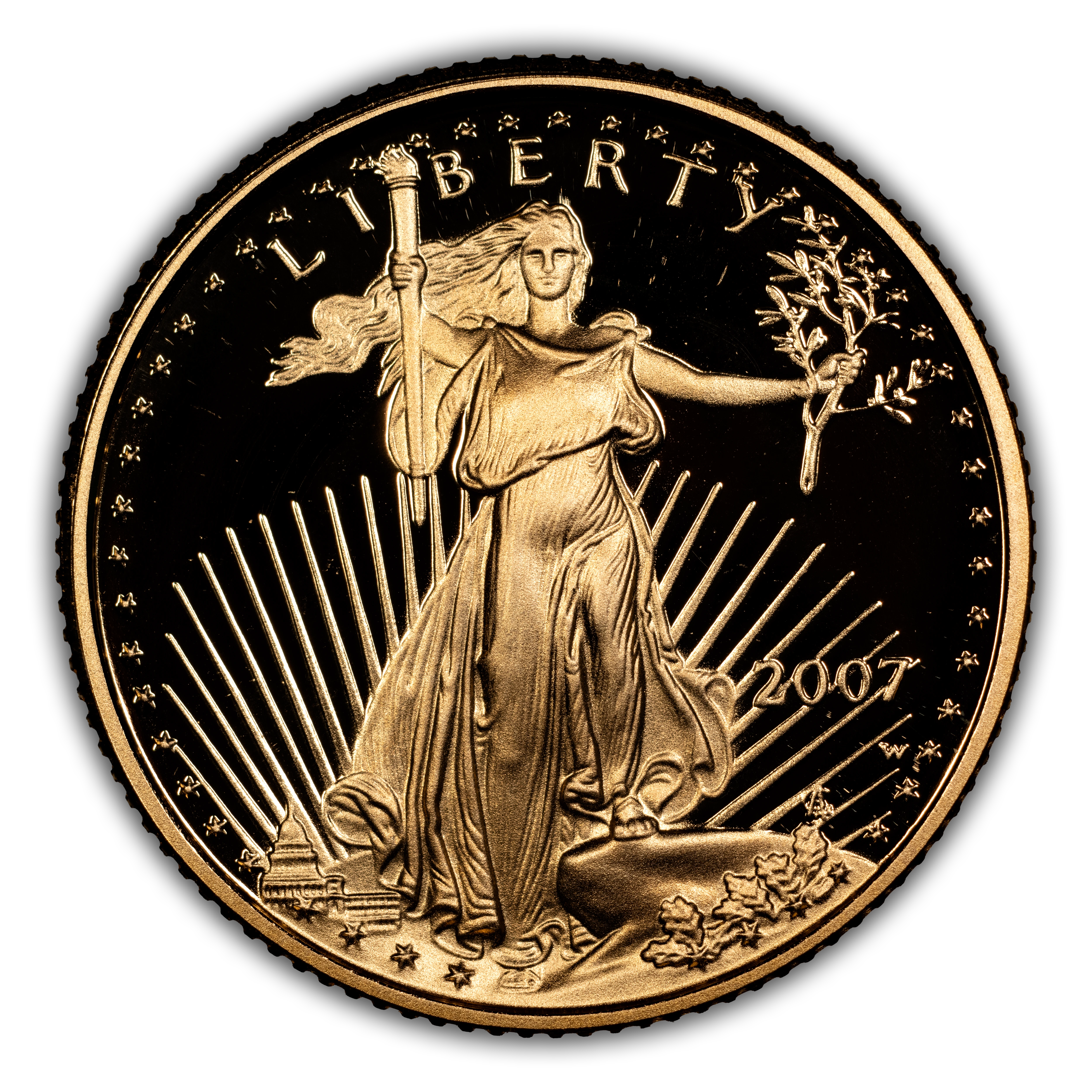 2007-W $5 Gold Eagle PR DCAM
