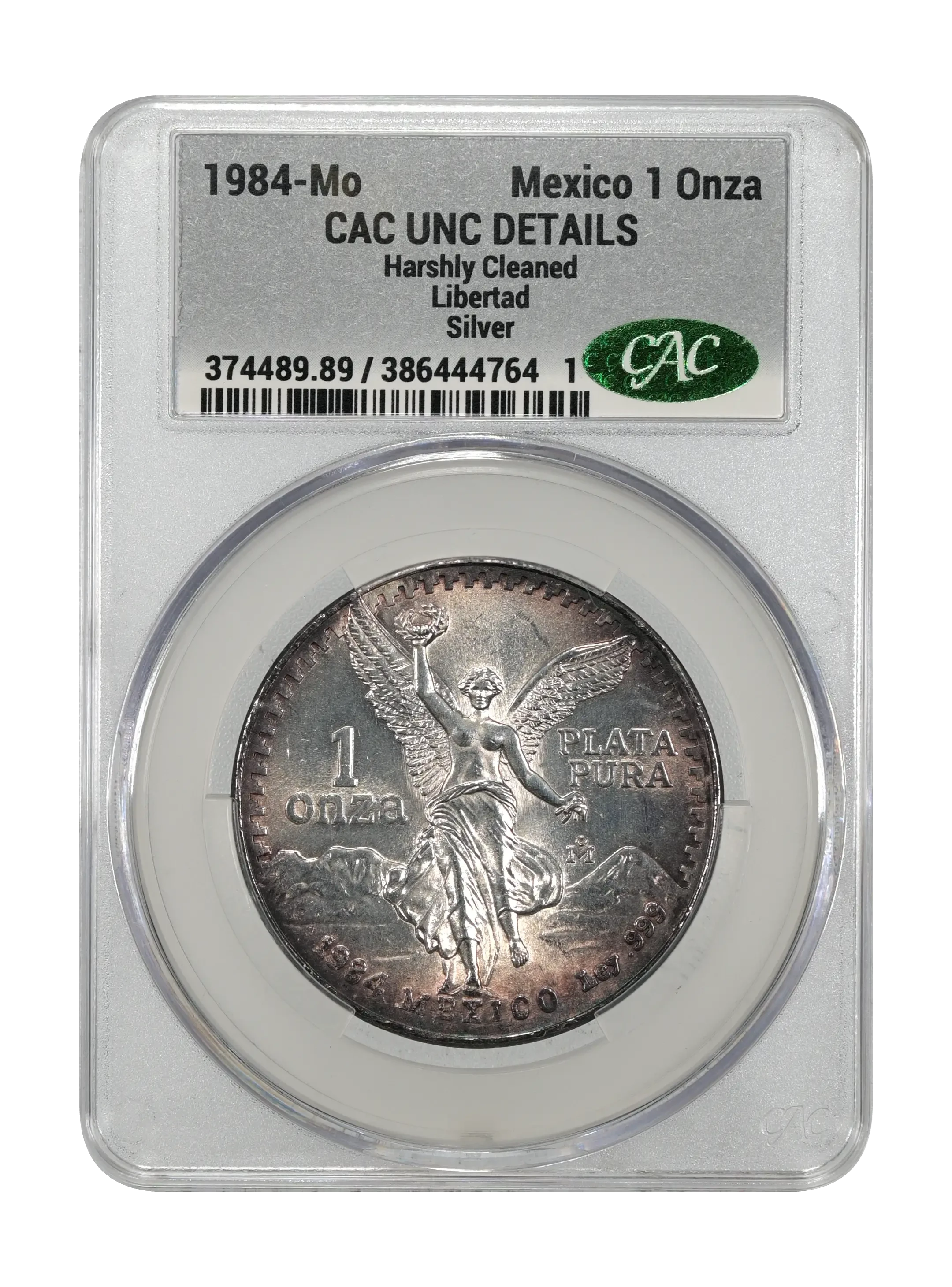 Mexico 1984 Silver 1 Onza Libertad Coin Values & Prices | Greysheet