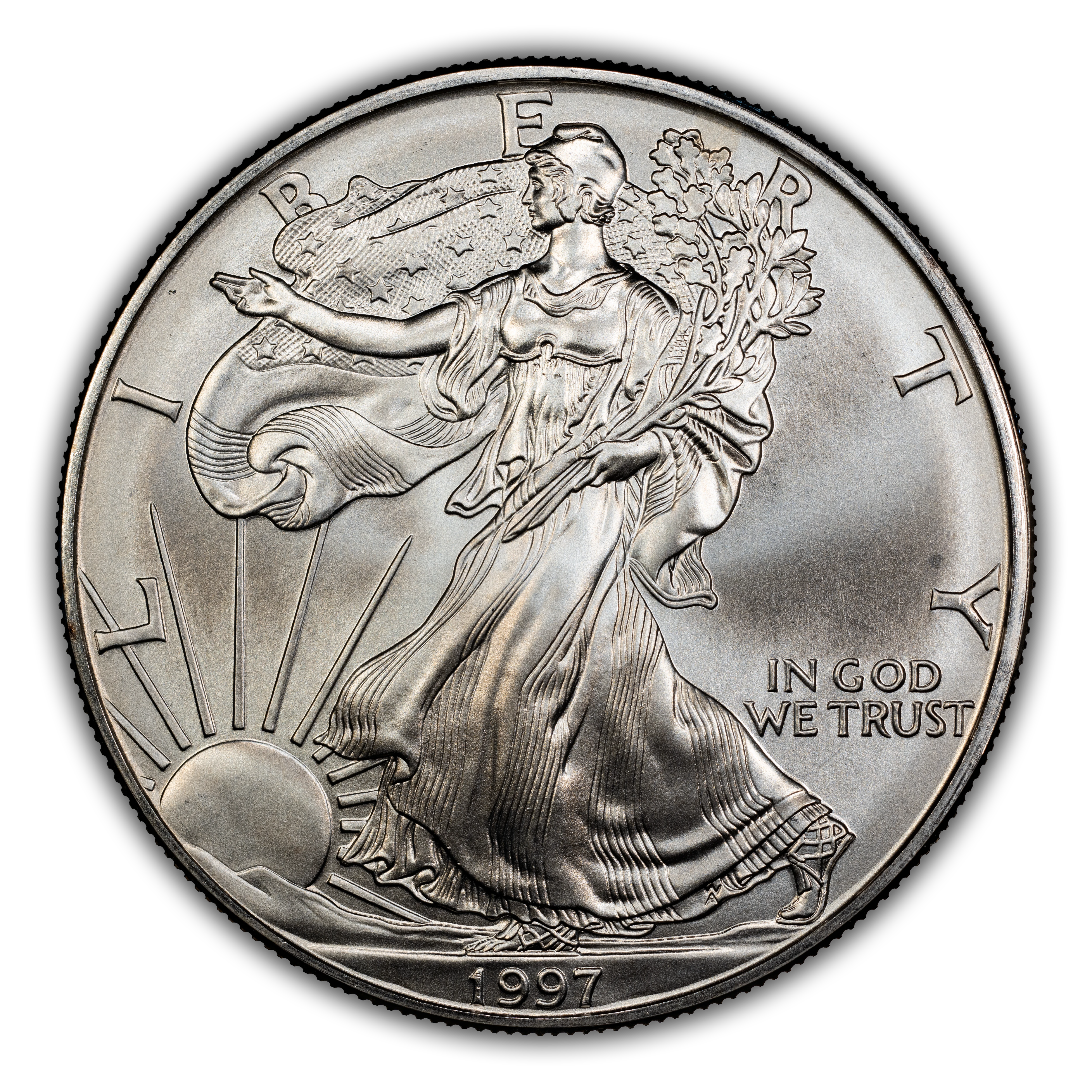 1997 $1 Silver Eagle MS