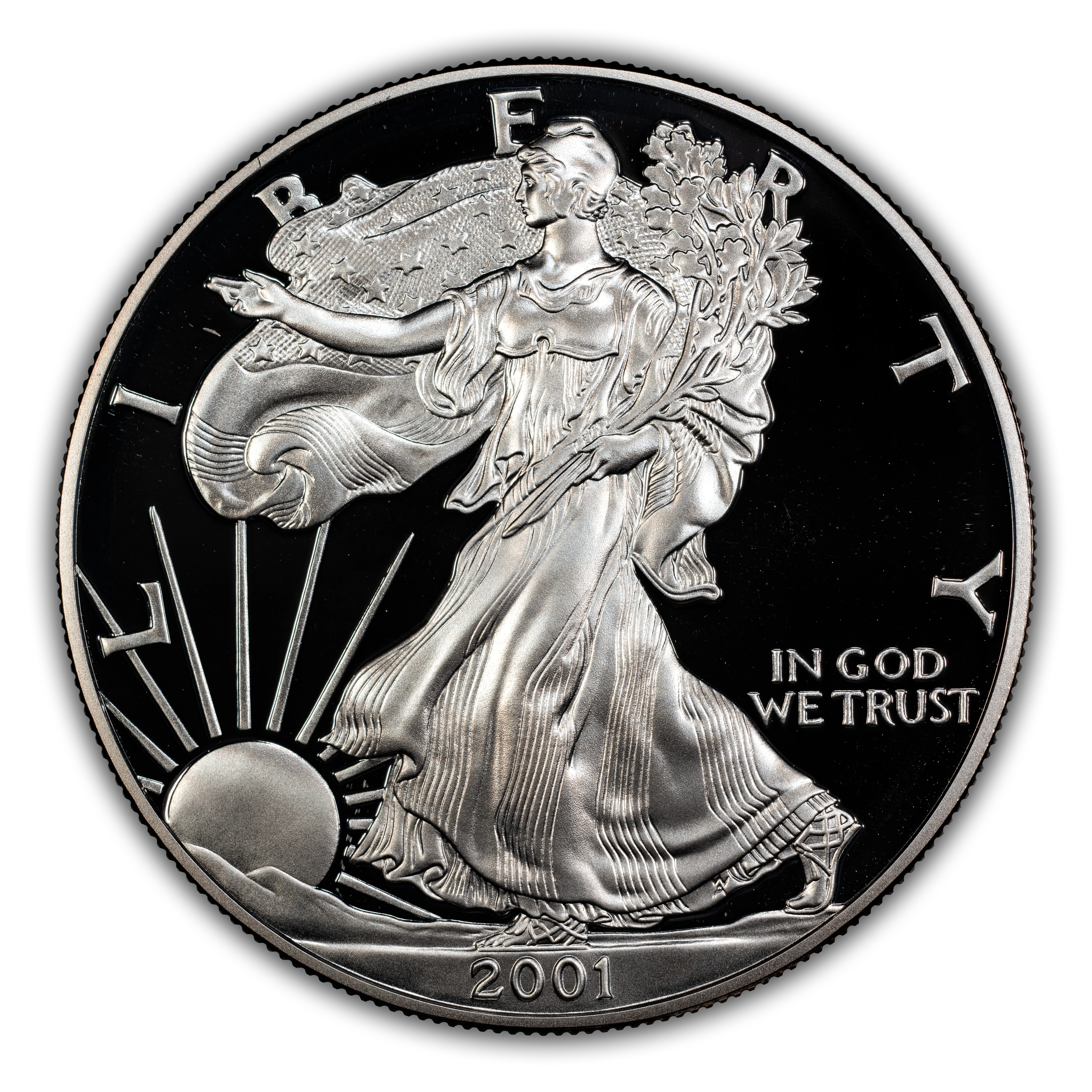 2001 $1 Silver Eagles, Proof Values & Prices | Greysheet