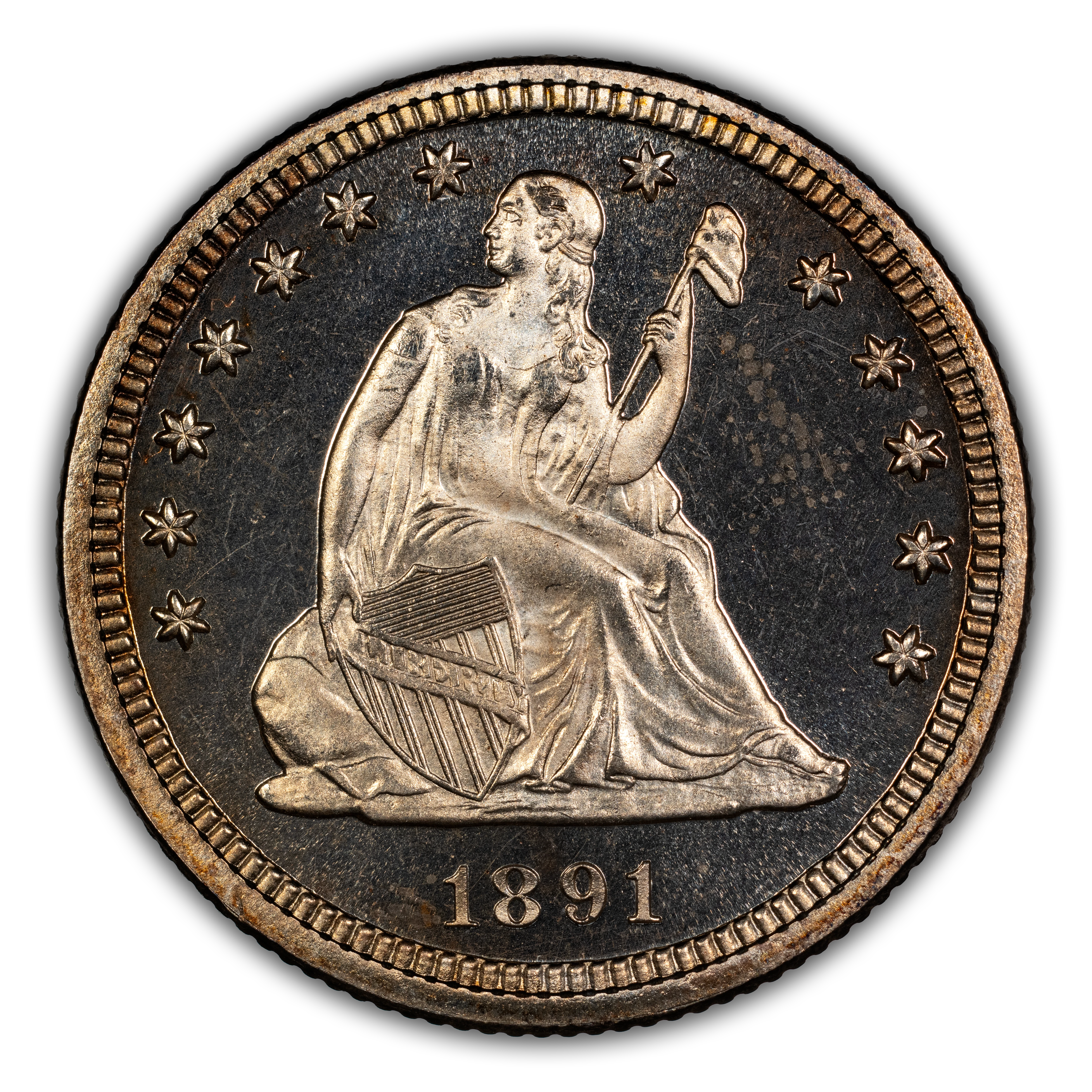 1891 25c PR CAM