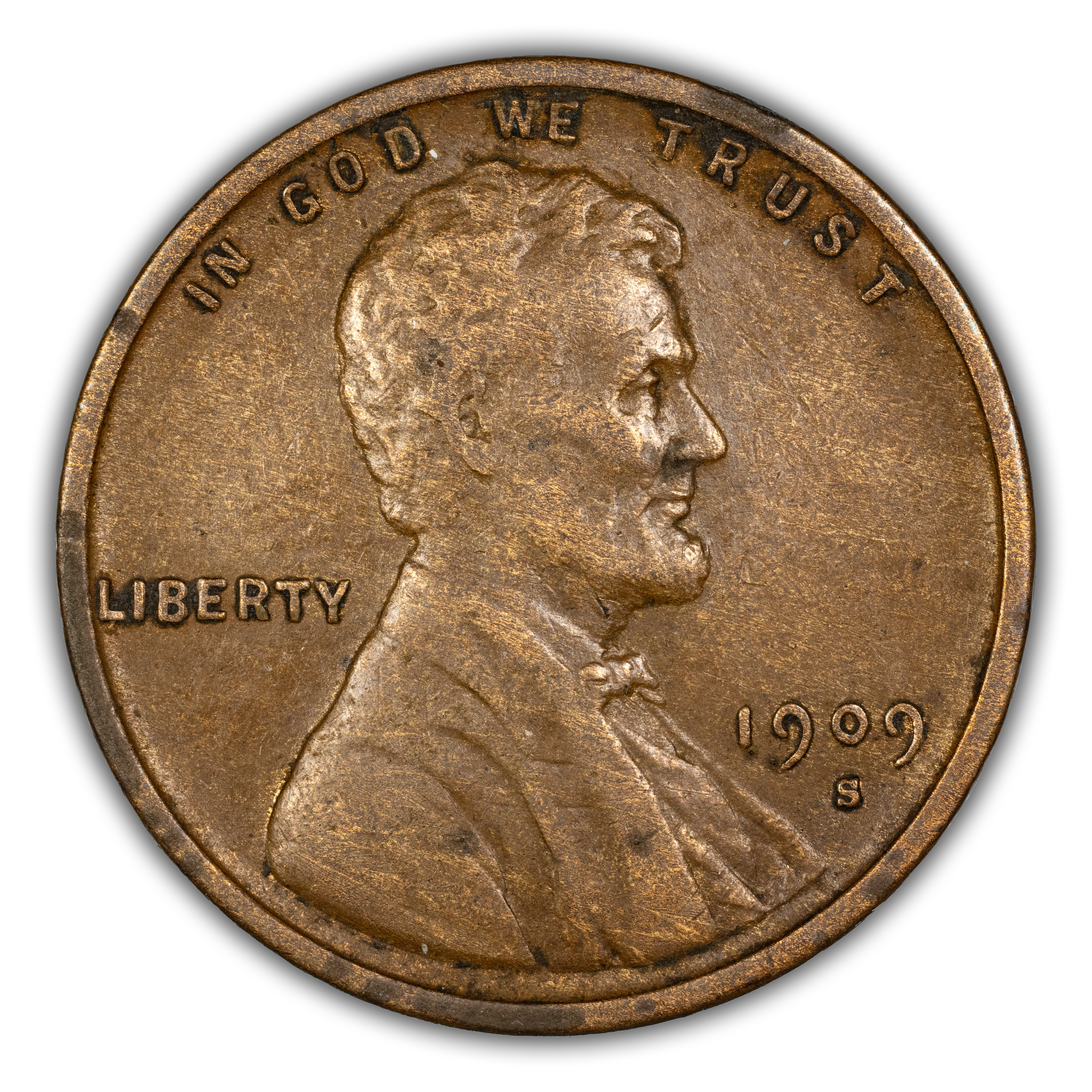 1909-S 1c Lincoln MS BN