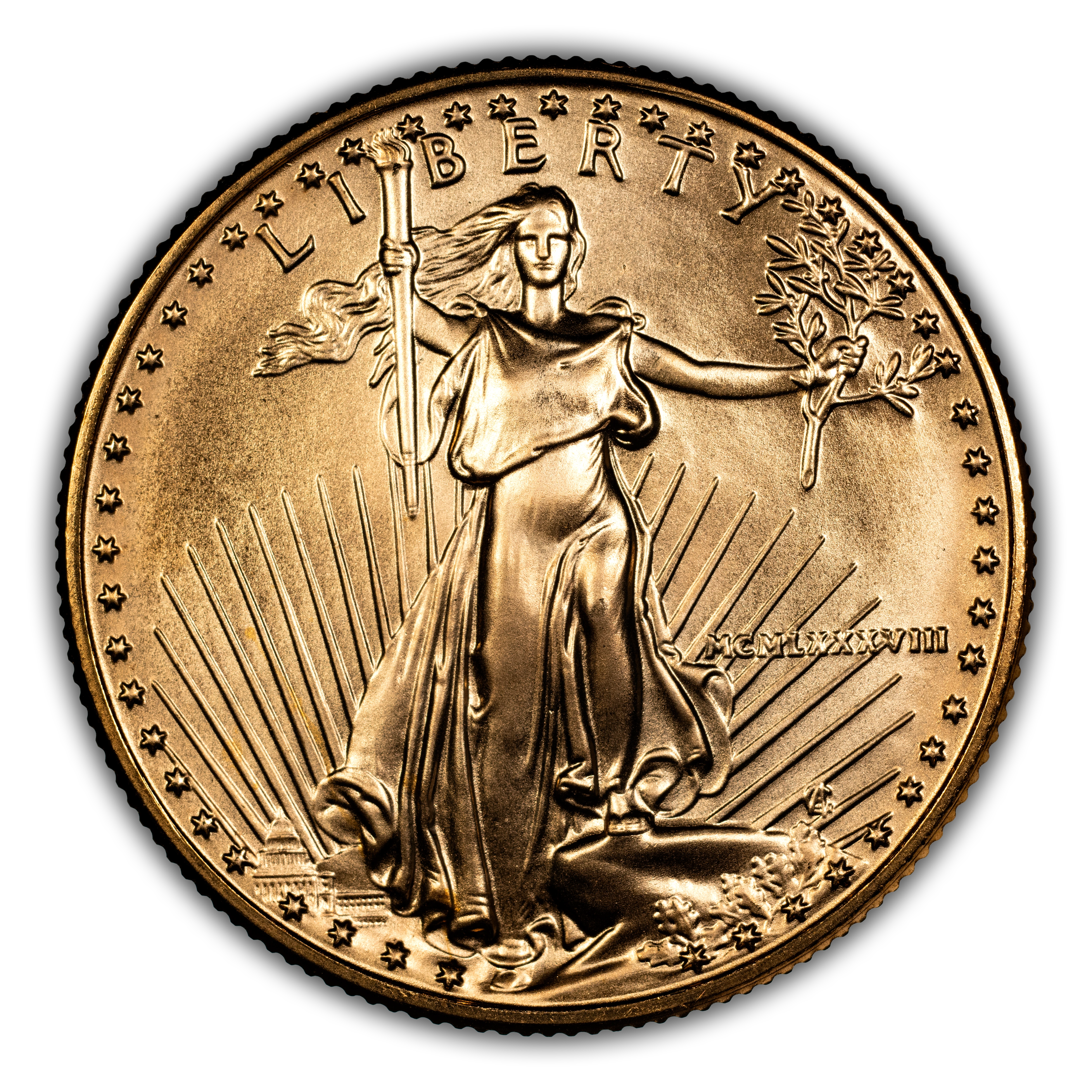 1988 $25 Gold Eagle MS