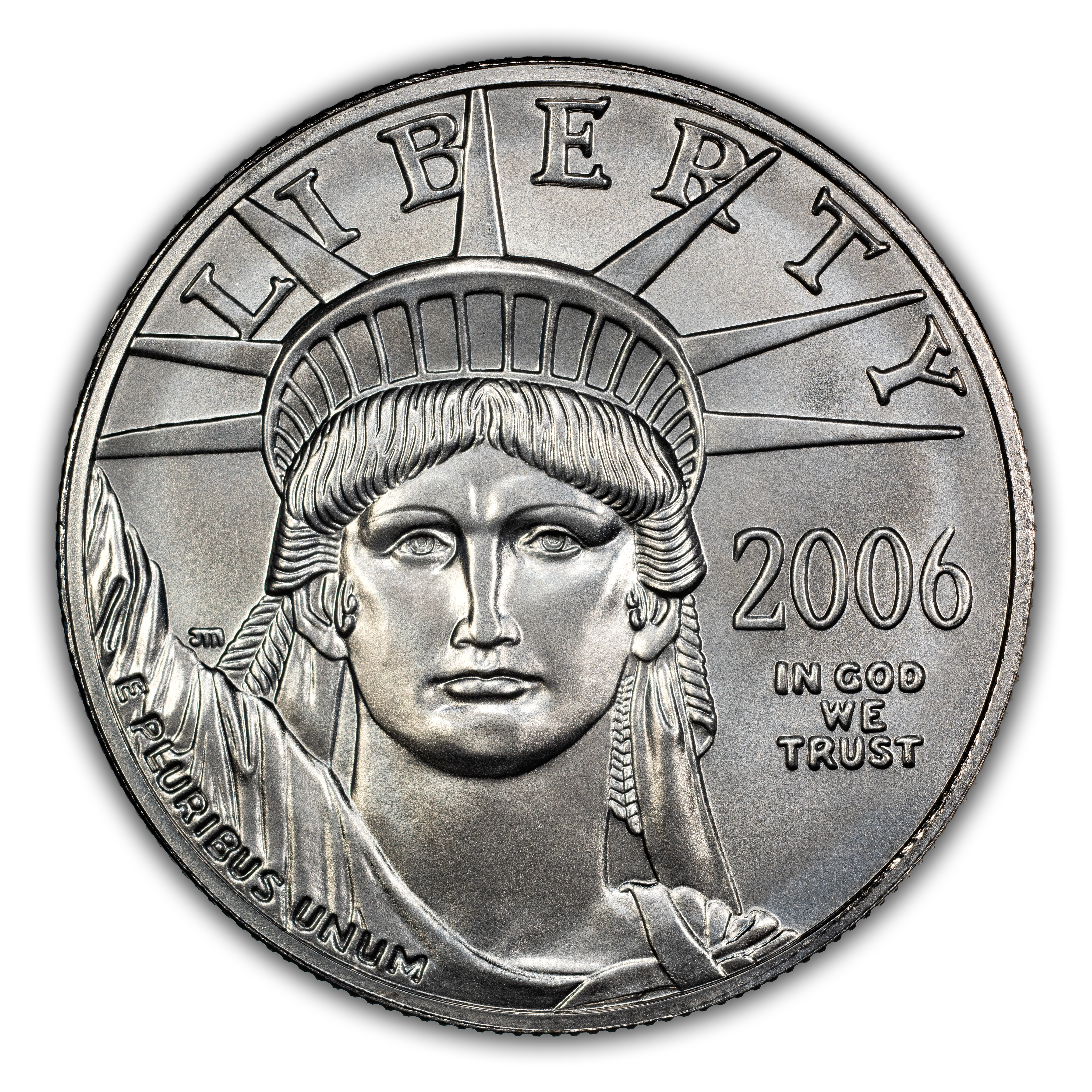2006 P$100 Platinum Eagle MS