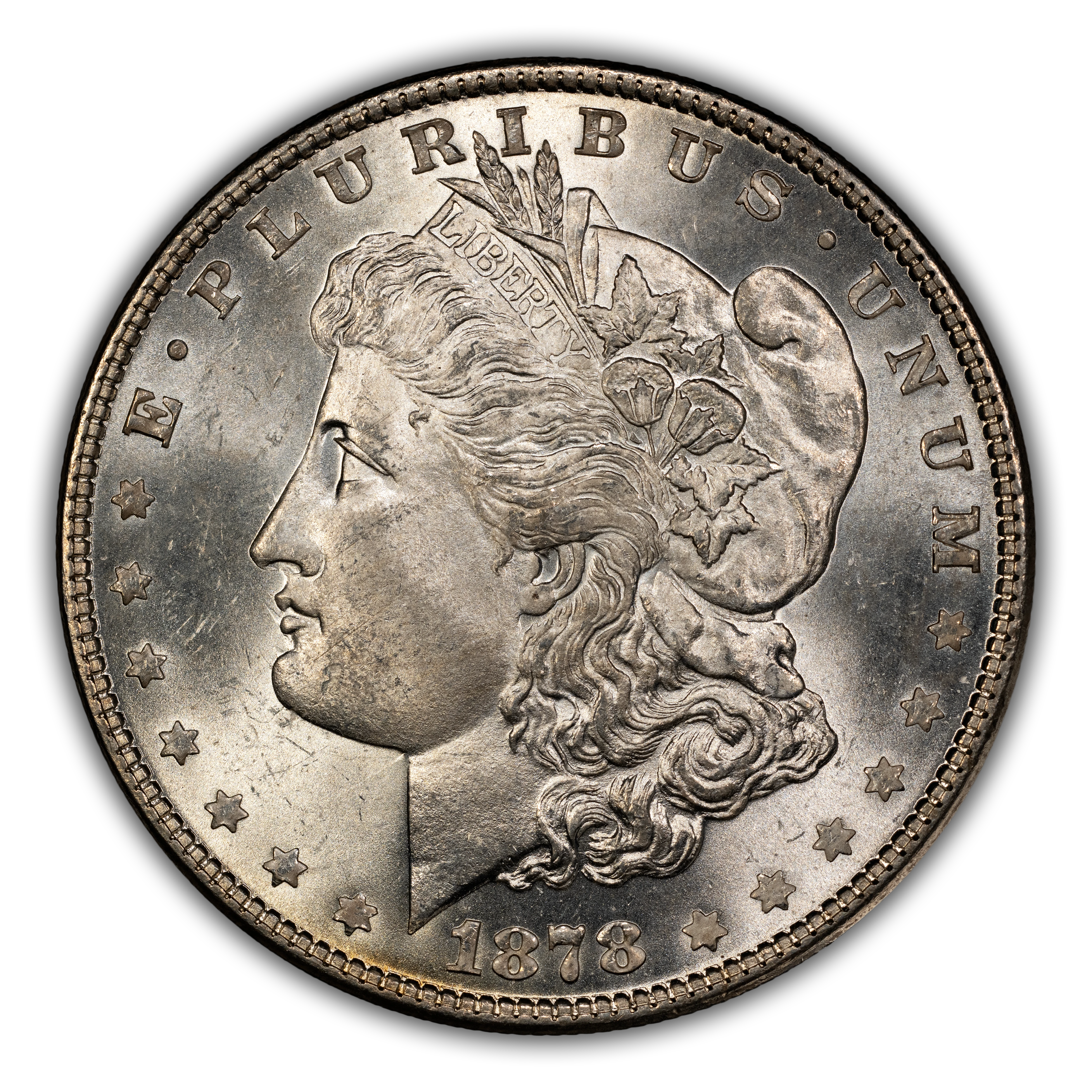 1878 7/8TF $1 Weak MS