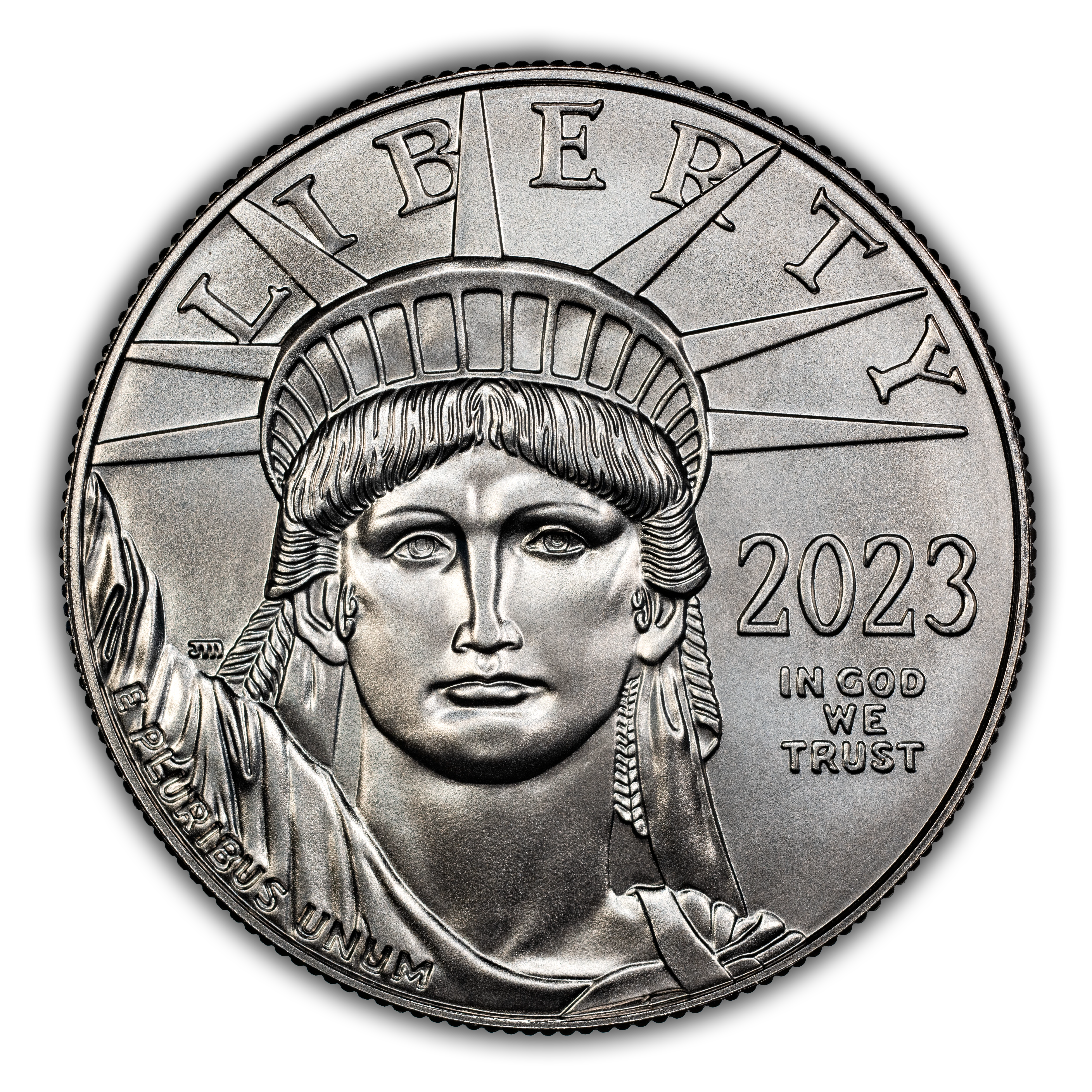 2023 P$100 Platinum Eagle MS