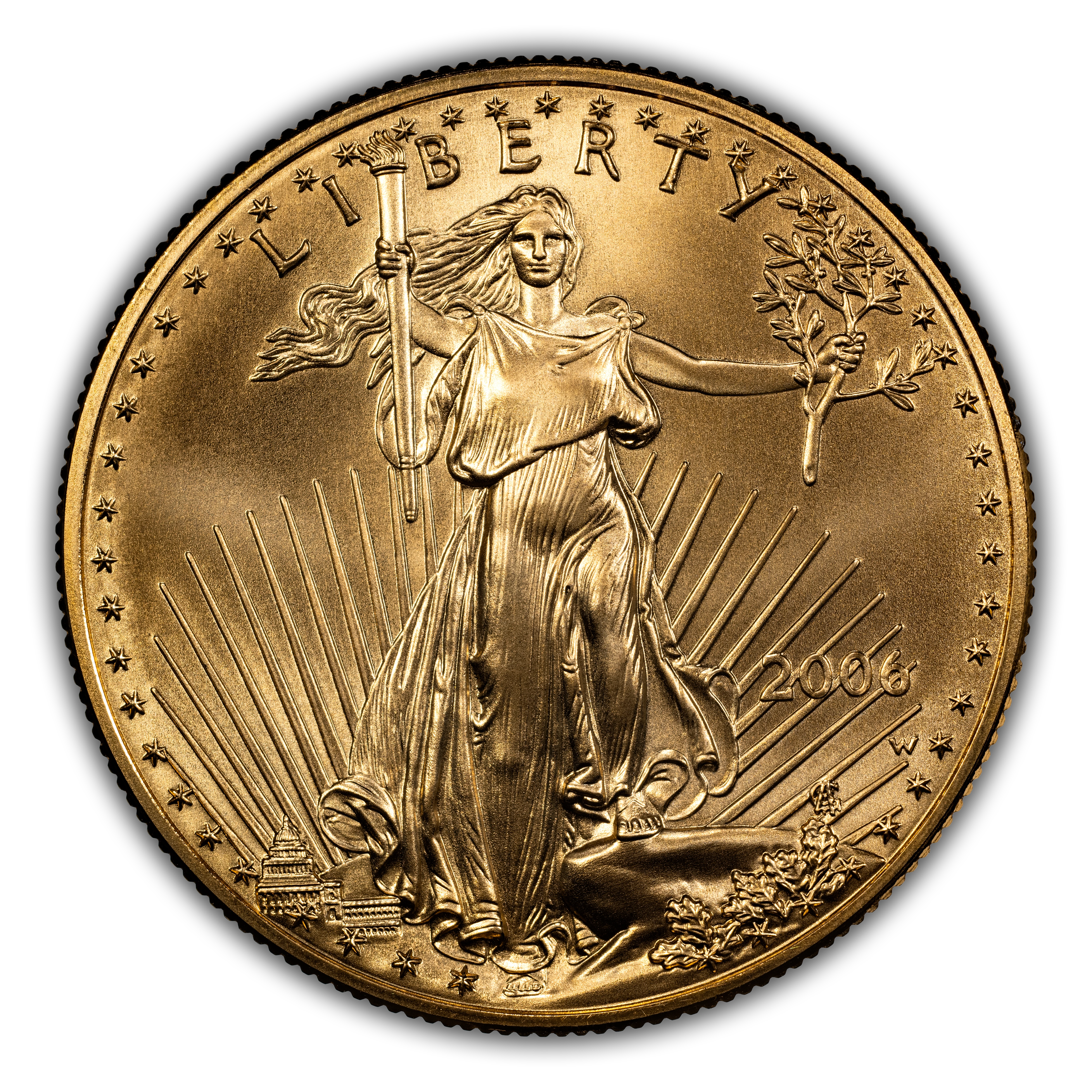 2006-W G$50 Gold Eagle, Burnished MS