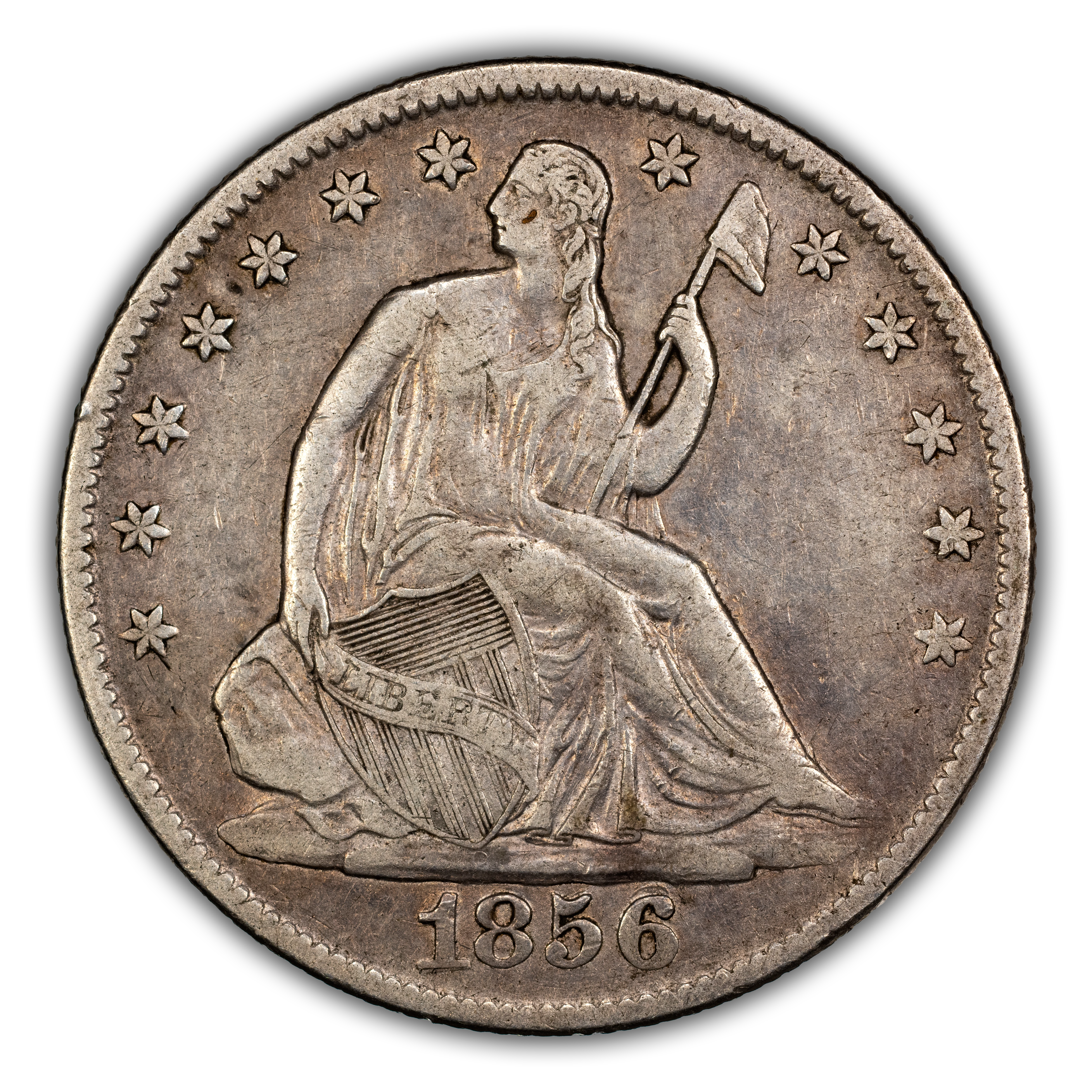 1856-O 50c Large O, Repunched Date, FS-301, WB-9 MS