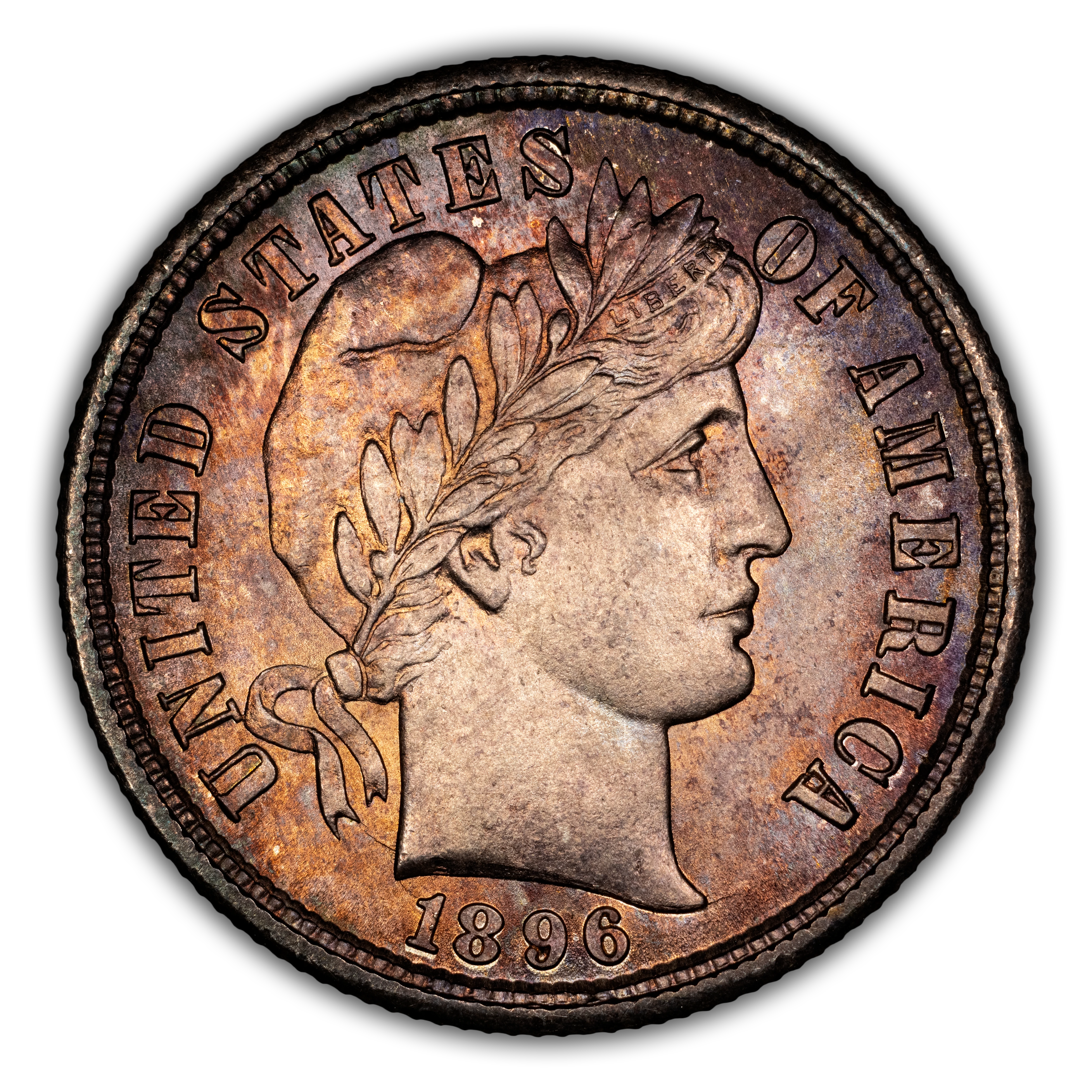 1896-S 10c MS