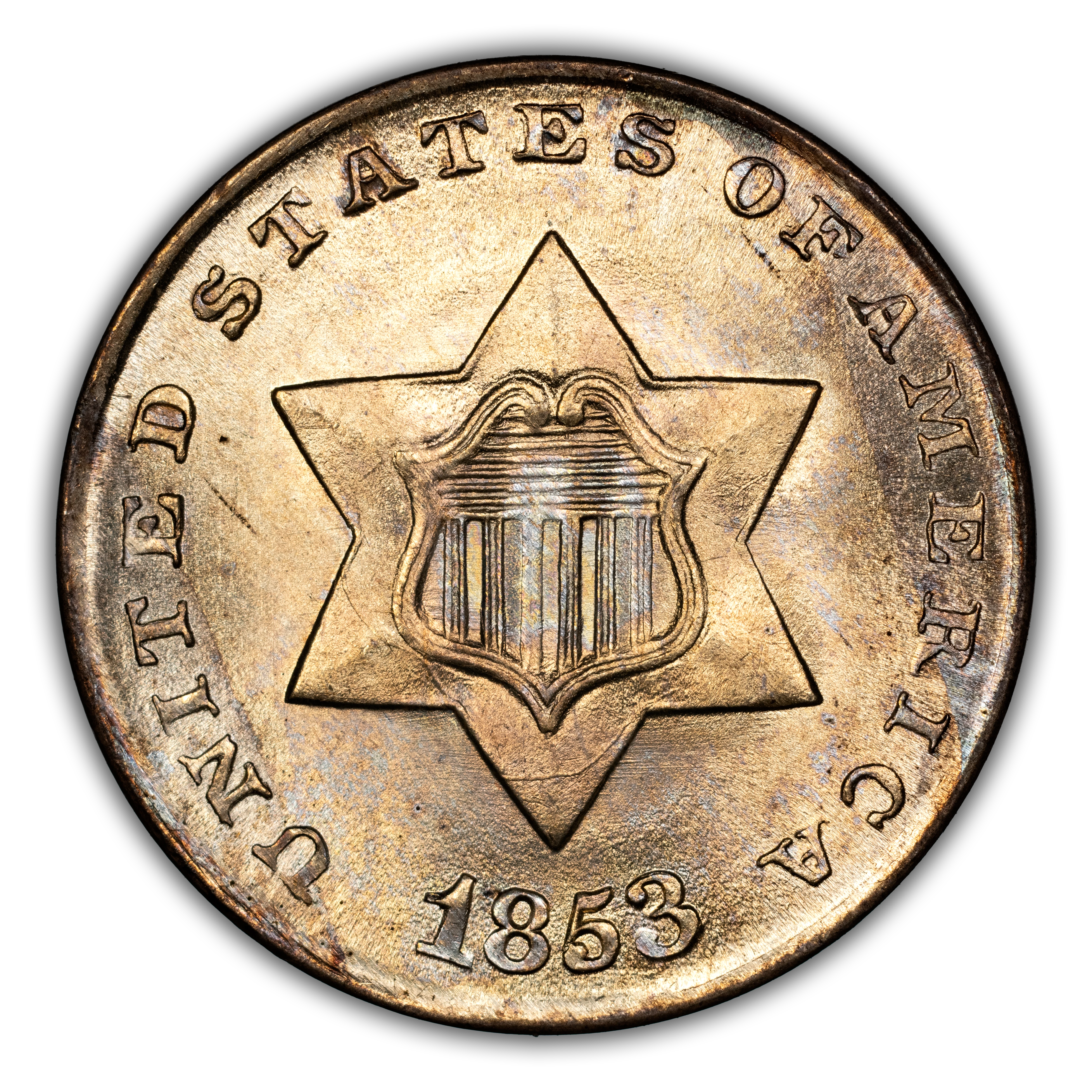 1853 3cS MS