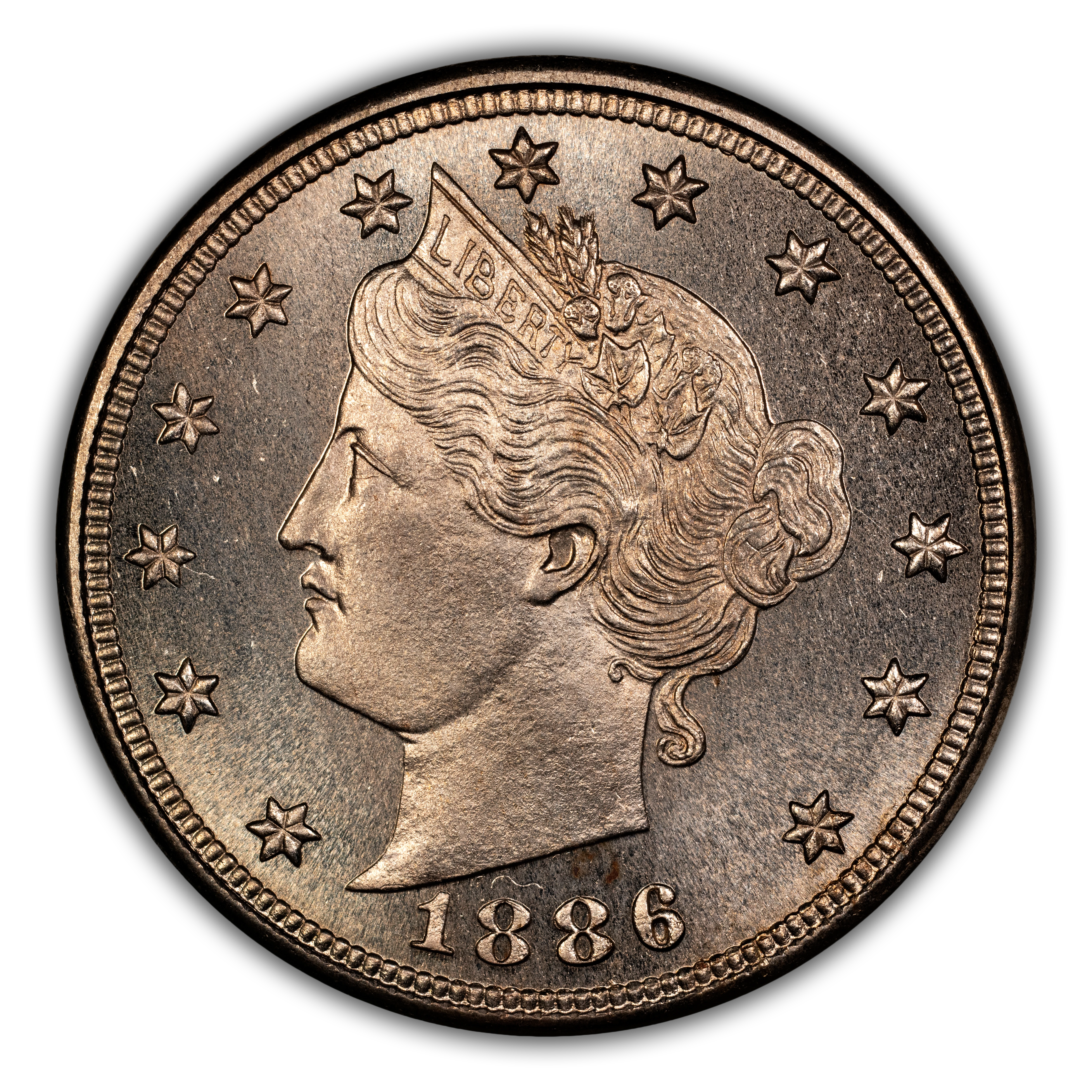 1886 5c PR
