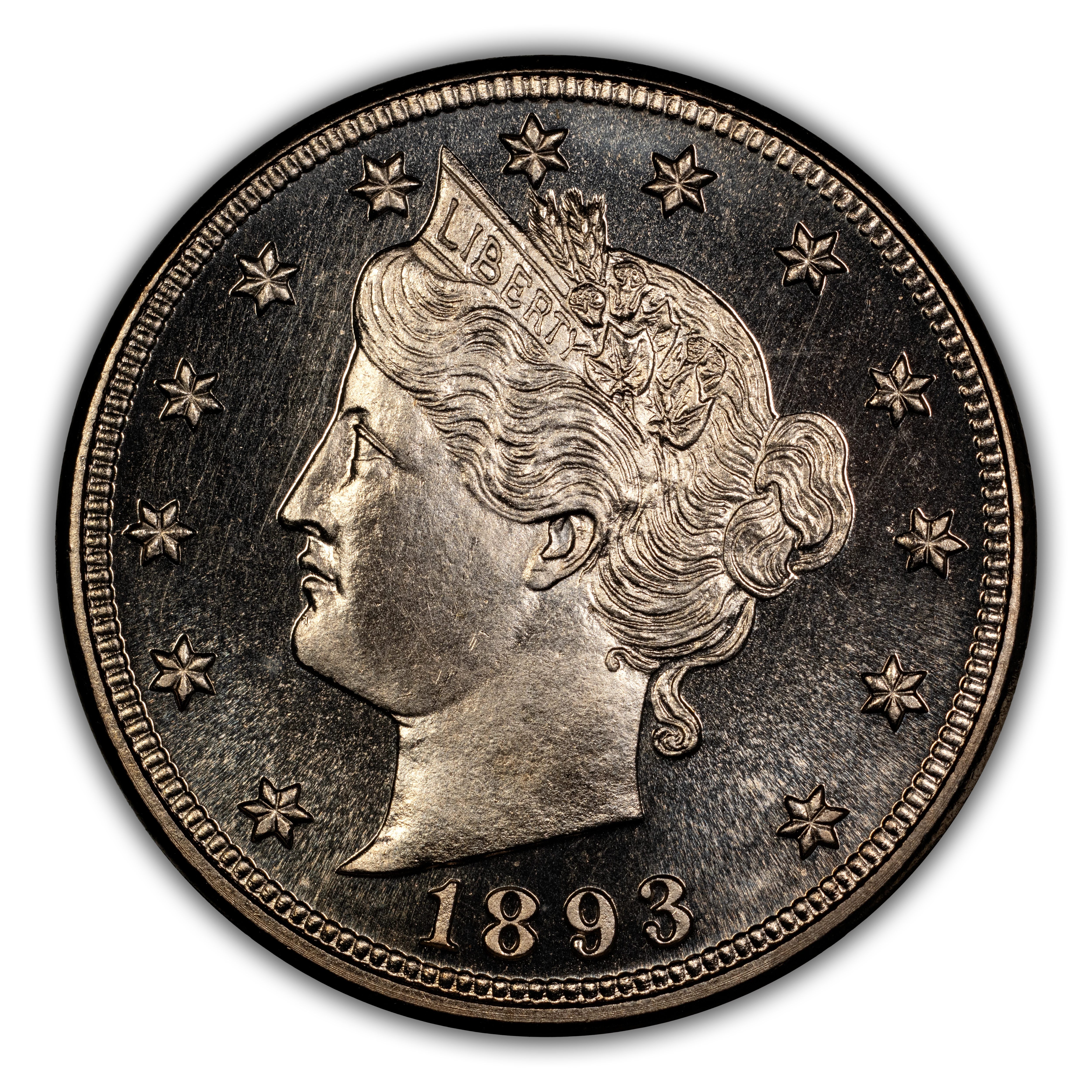 1893 5c PR CAM