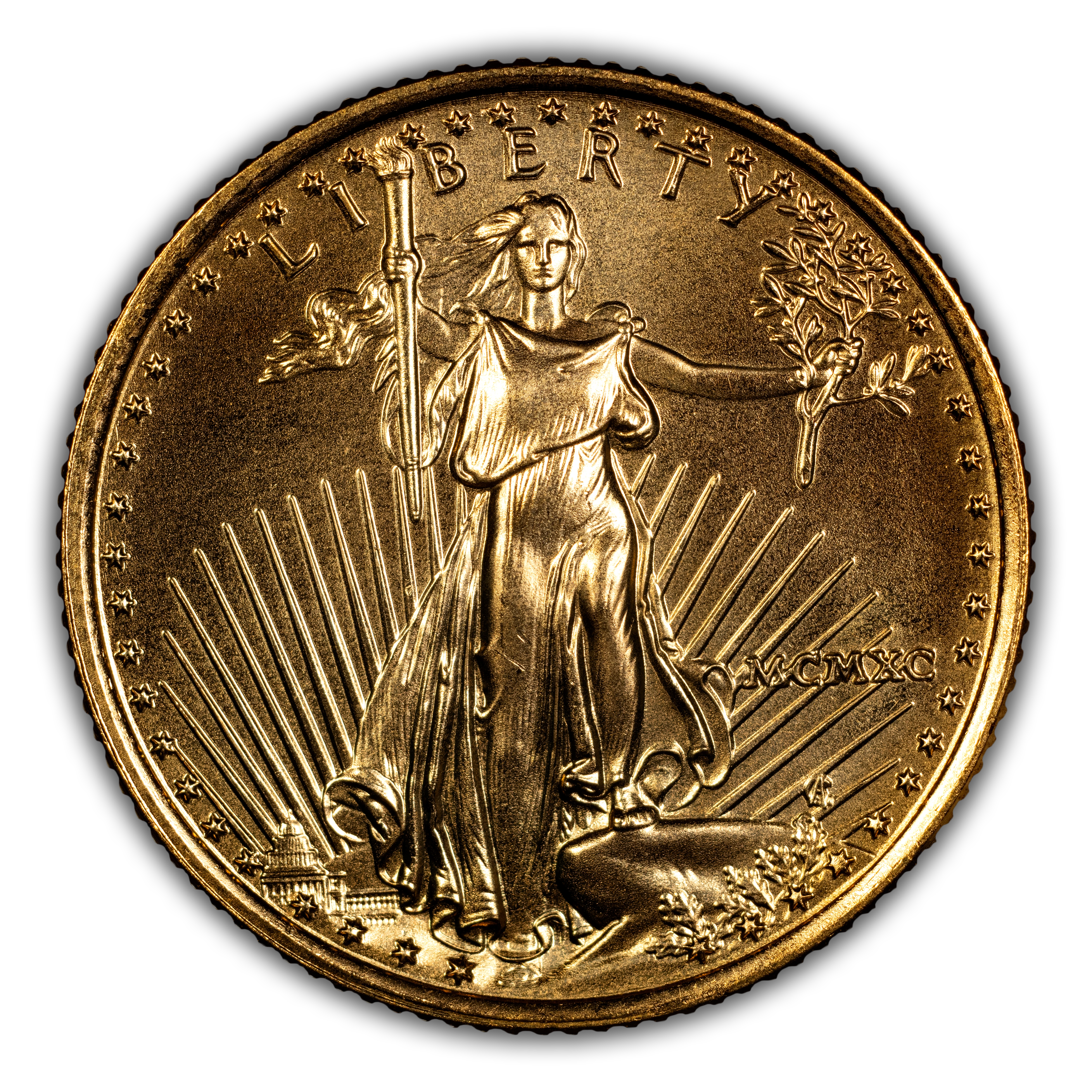 1990 $5 Gold Eagle MS