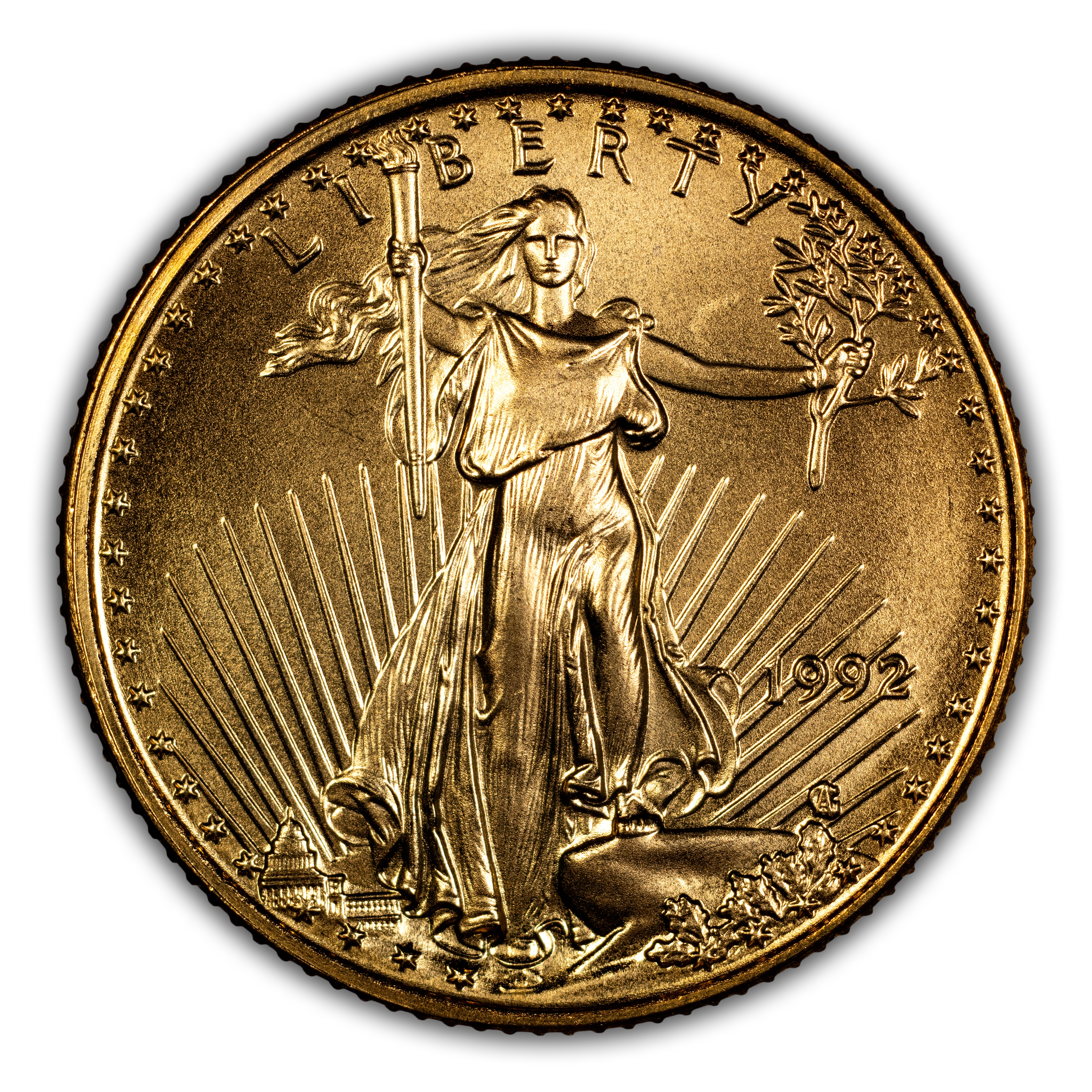 1992 $5 Gold Eagle MS