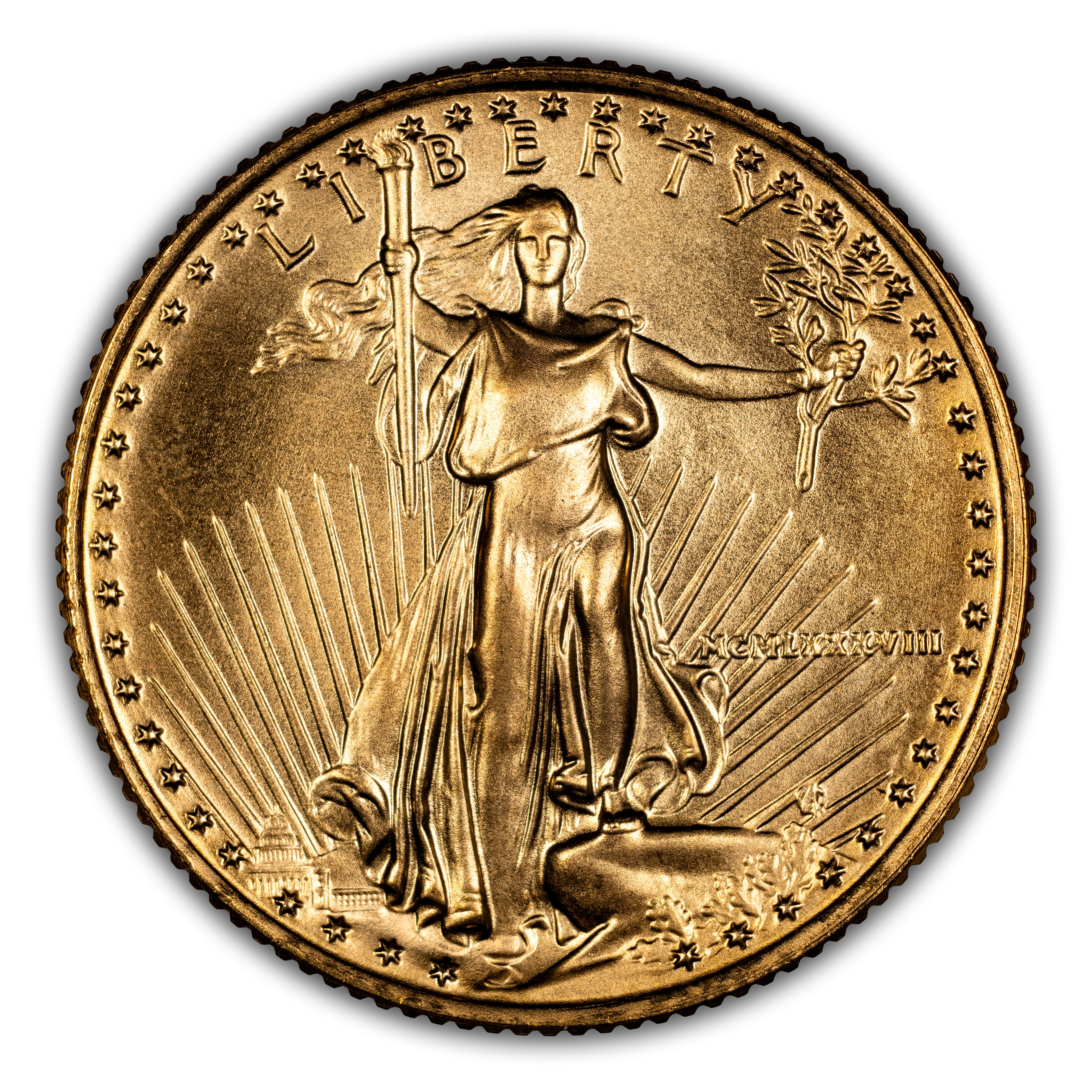 1988 $10 Gold Eagle MS