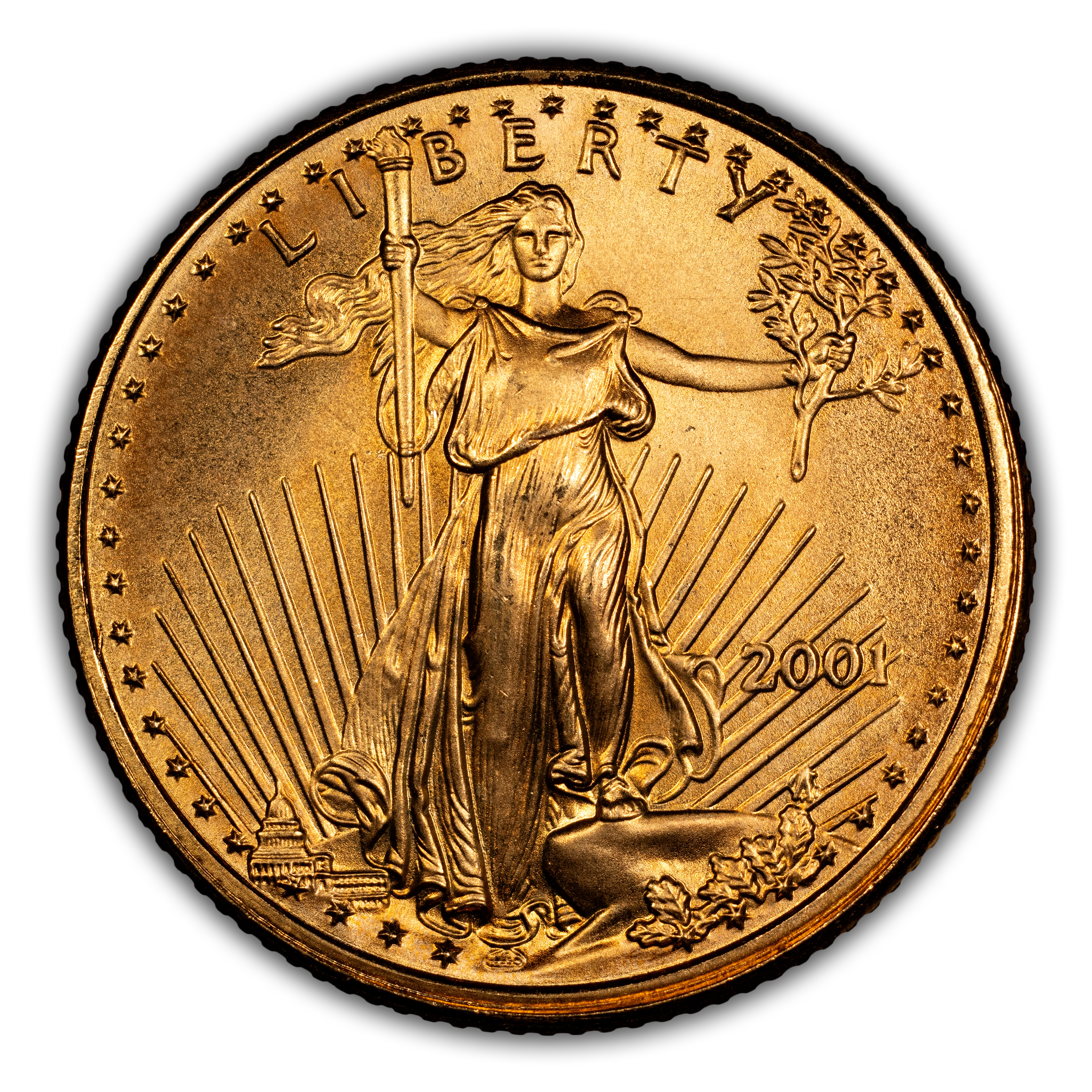 2001 $5 Gold Eagle MS